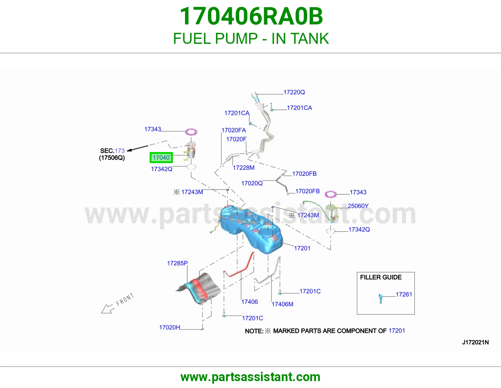 طرمبه بنزين مع عوامه 170406RA0B
