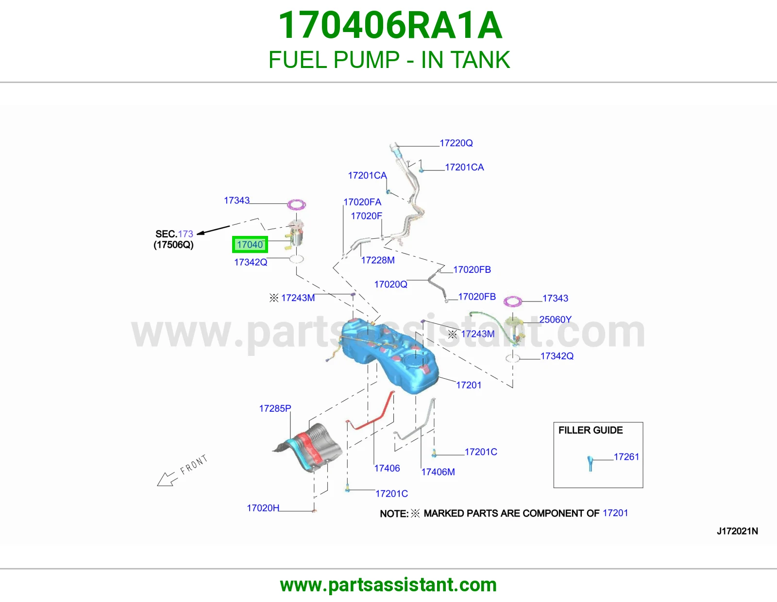 طرمبه بنزين مع عوامه 170406RA1A