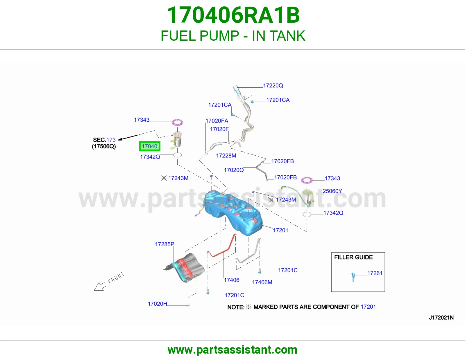 طرمبه بنزين مع عوامه 170406RA1B