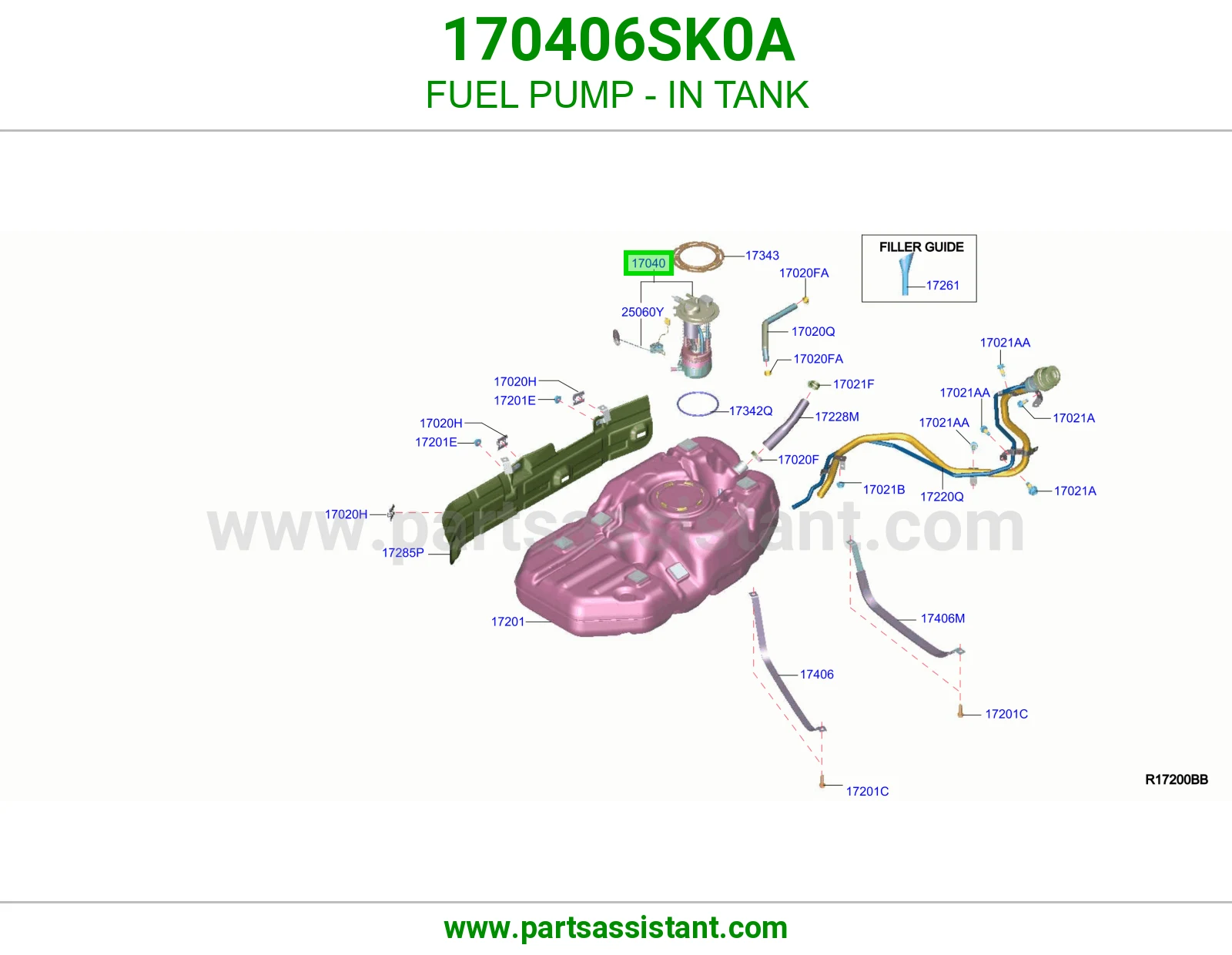 طرمبه بنزين مع عوامه 170406SK0A