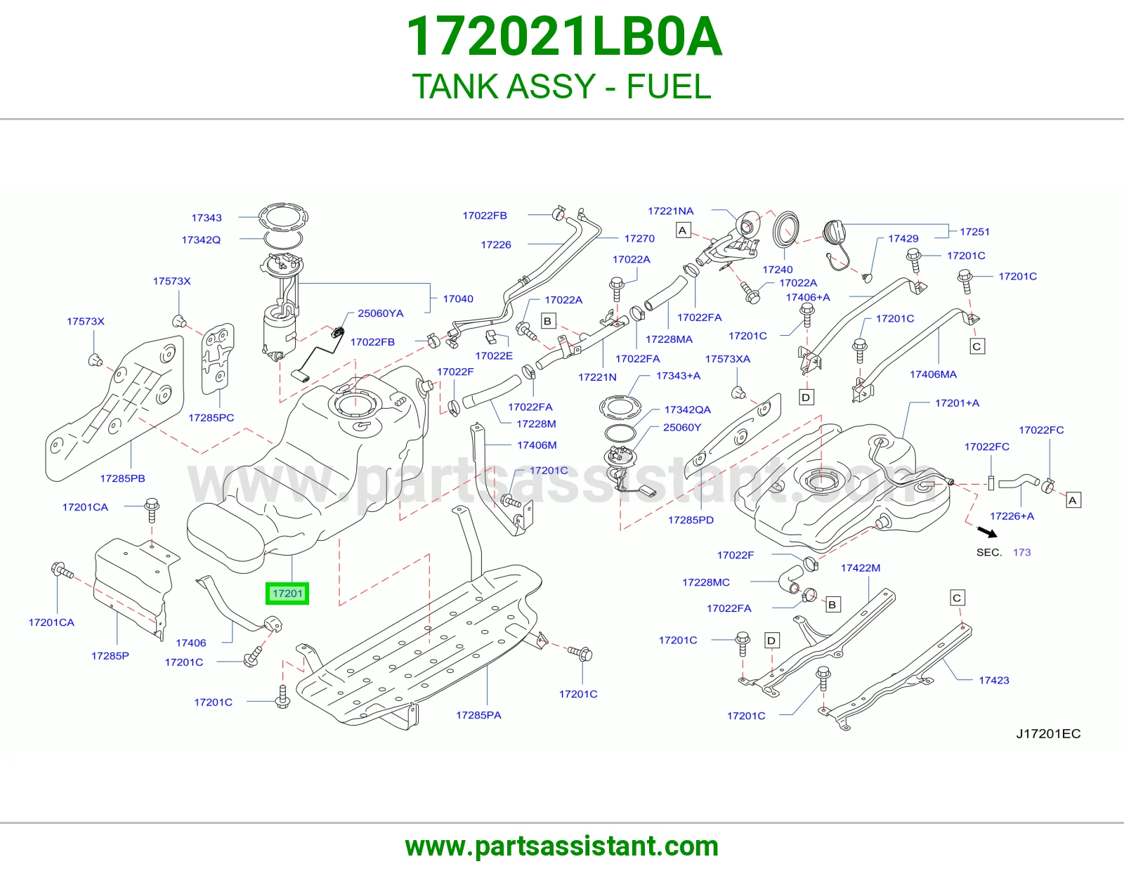 تانكي بنزين 172021LB0A