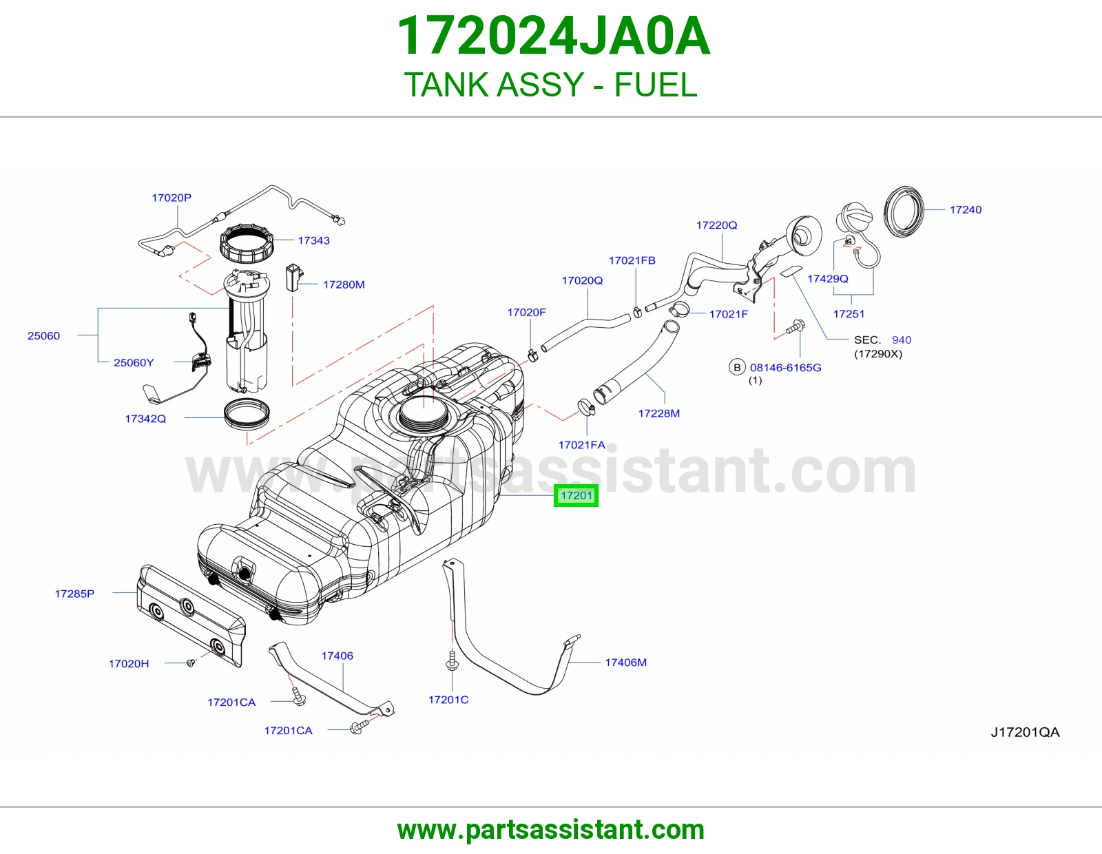تانكي بنزين 172024JA0A