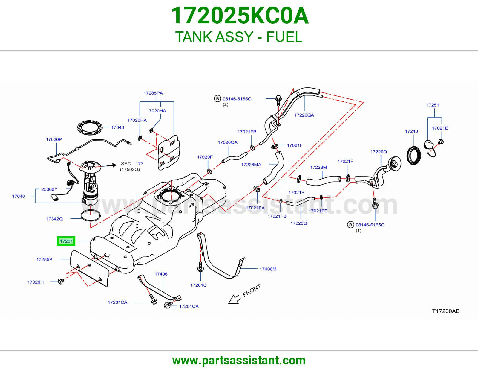 تانكي بنزين 172025KC0A