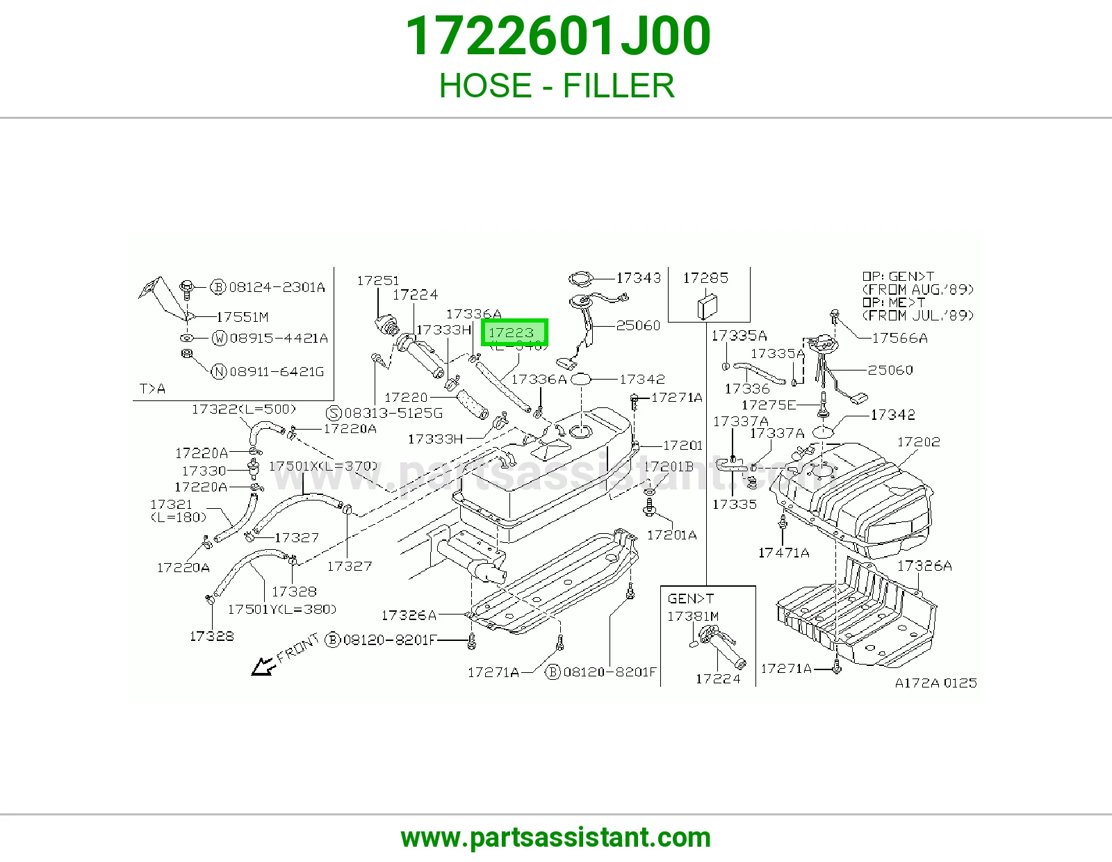 لي فتحة تعبئة 1722601J00