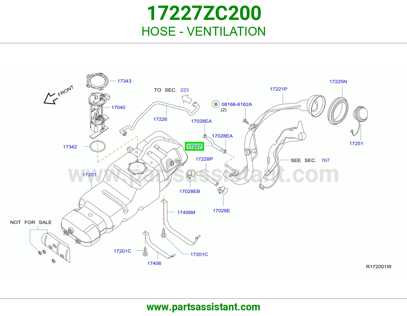 لي تهوية 17227ZC200