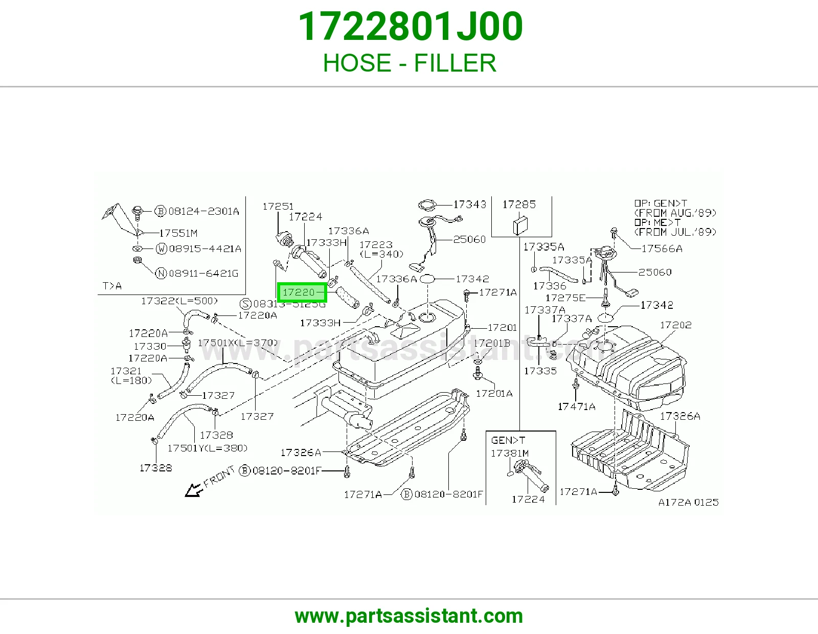 لي فتحة تعبئة 1722801J00