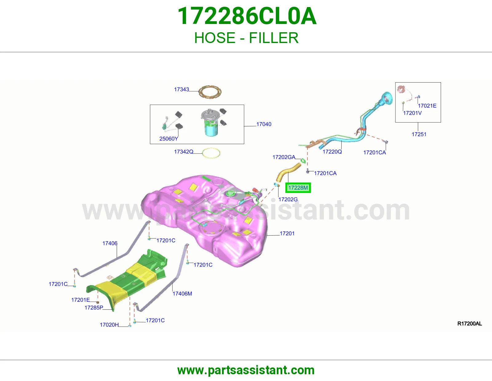 لي فتحة تعبئة 172286CL0A