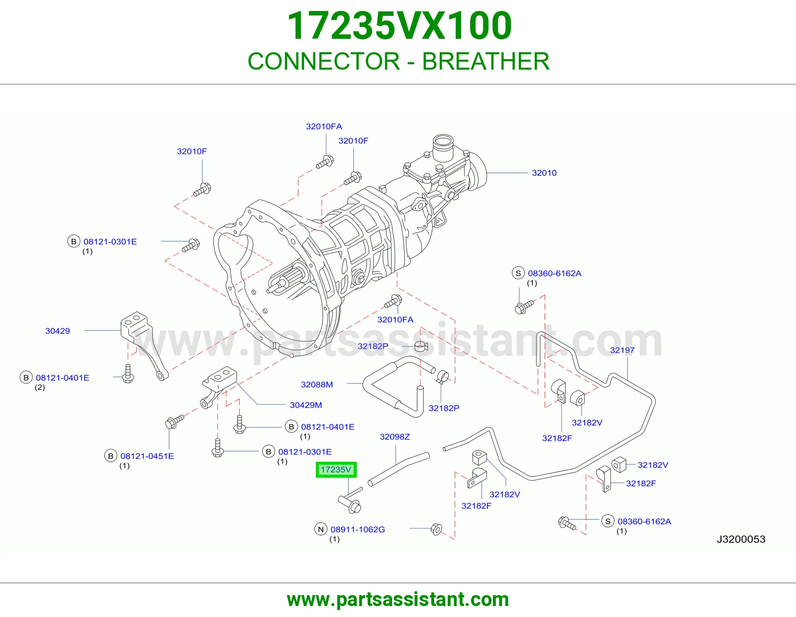 فيش فتحة تنفيس 17235VX100