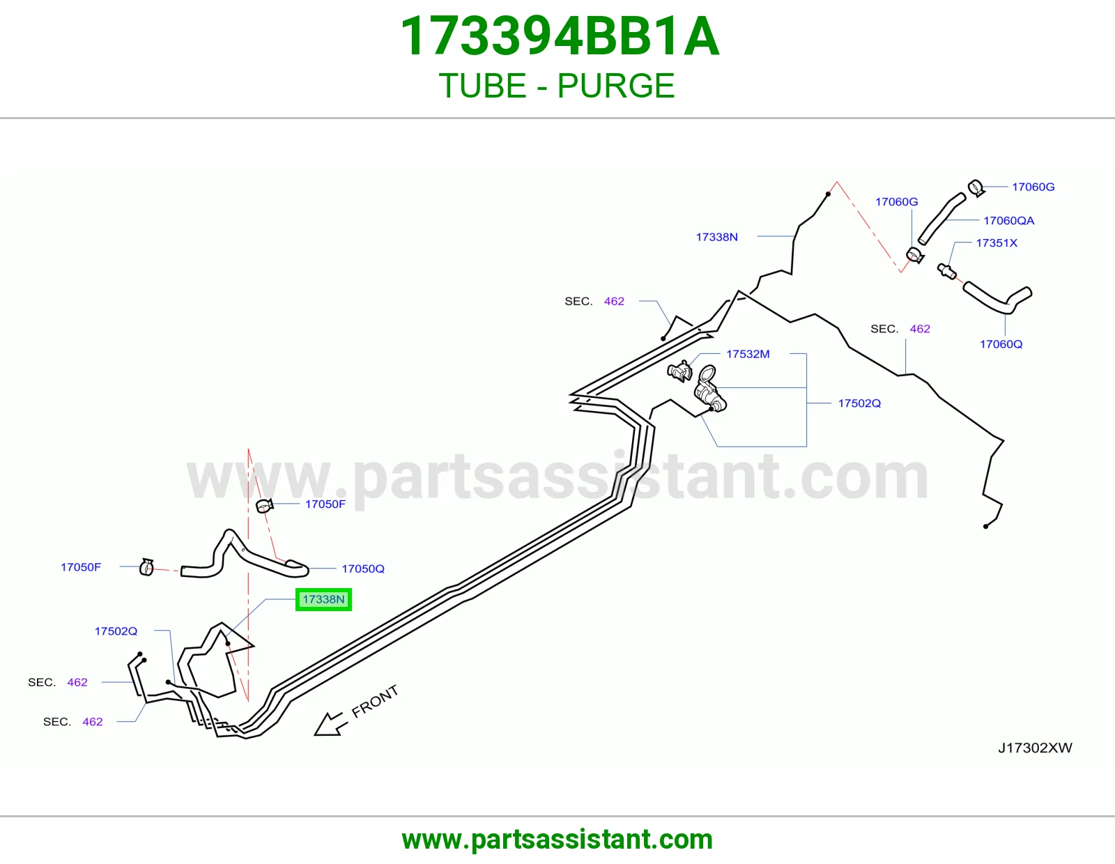 TUBE - PURGE 173394BB1A