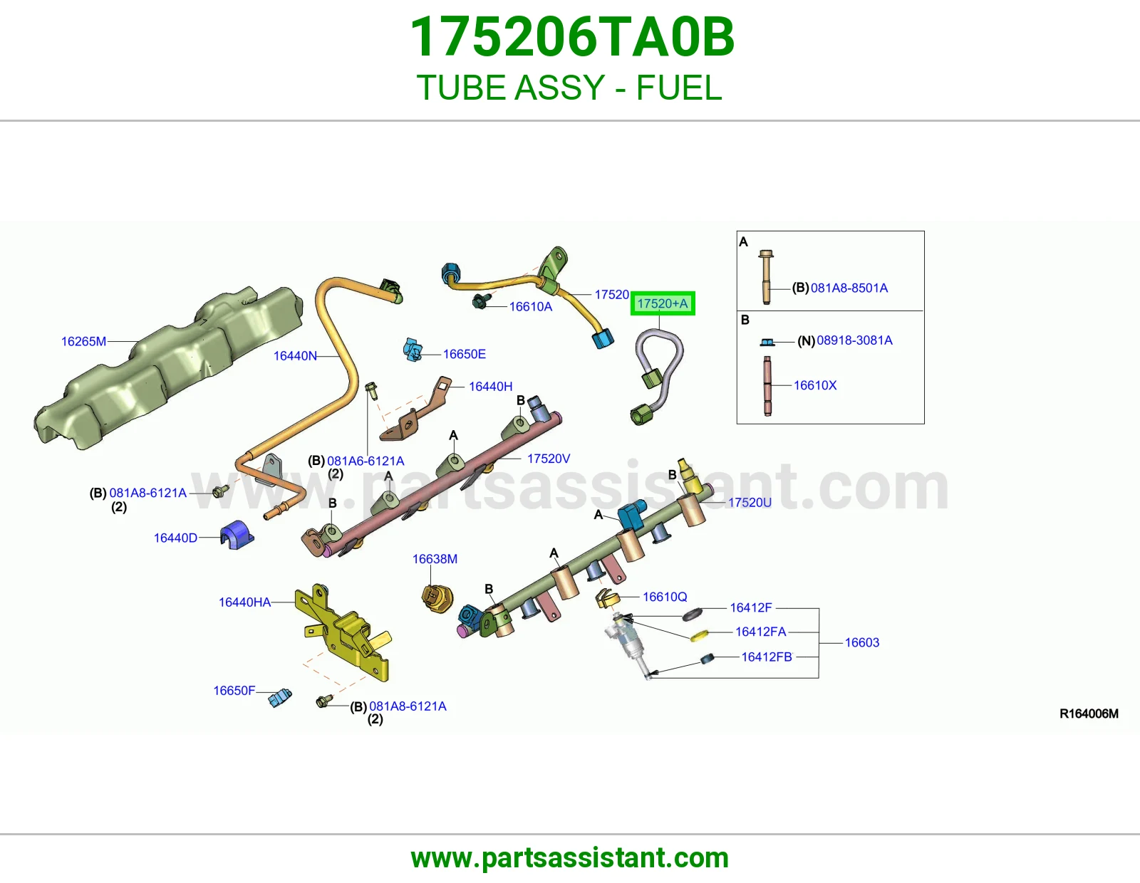 ماسورة بنزين كاملة 175206TA0B