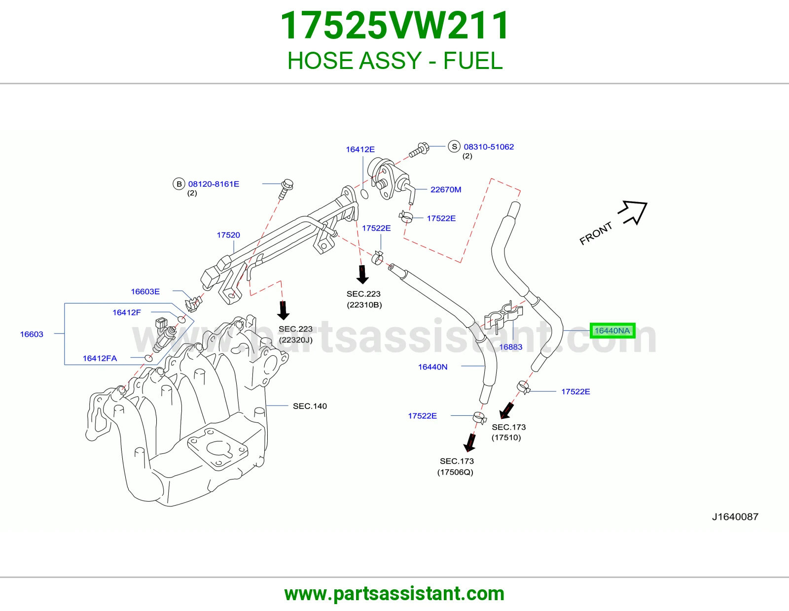 لي بنزين كامل 17525VW211