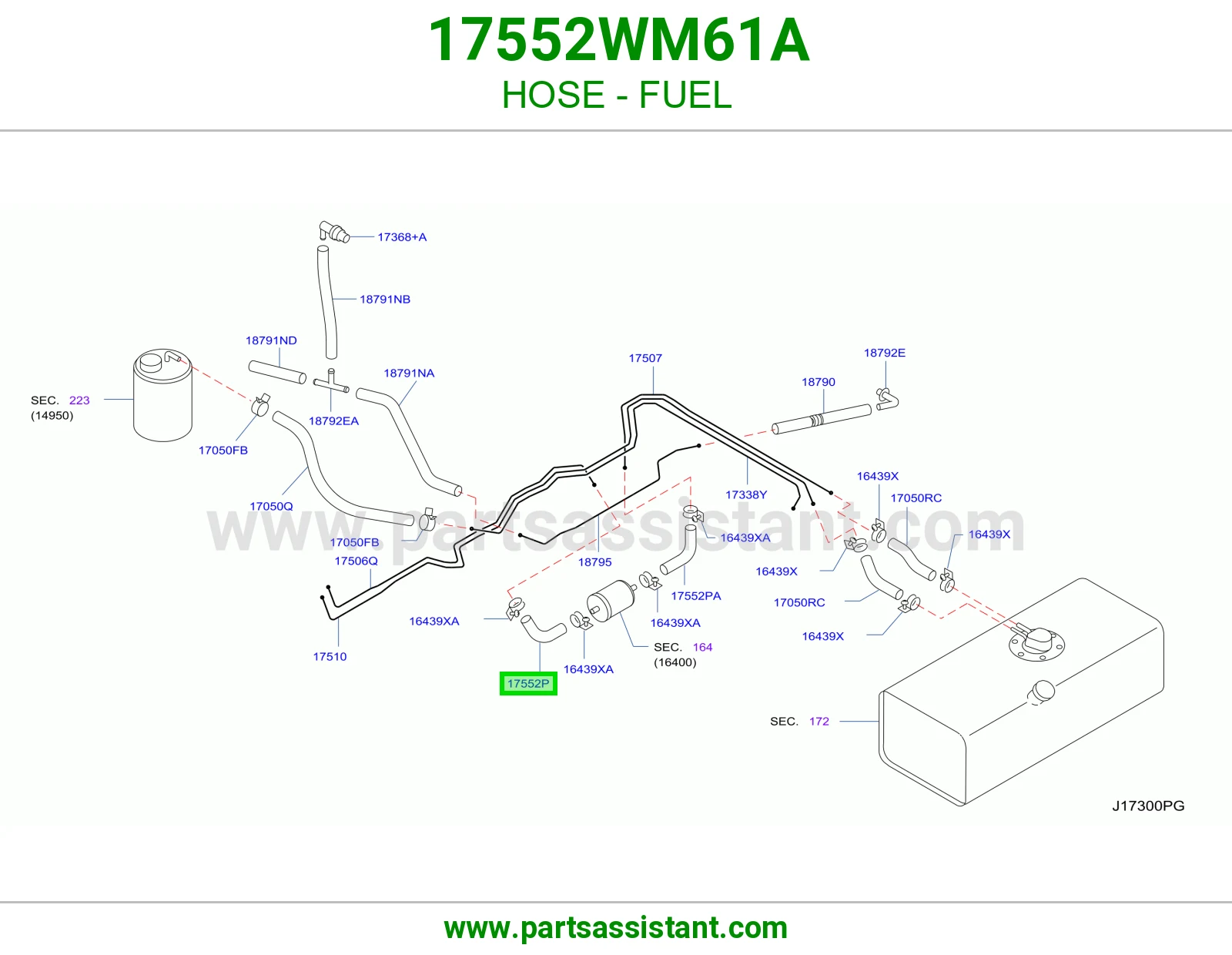 لي بنزين 17552WM61A
