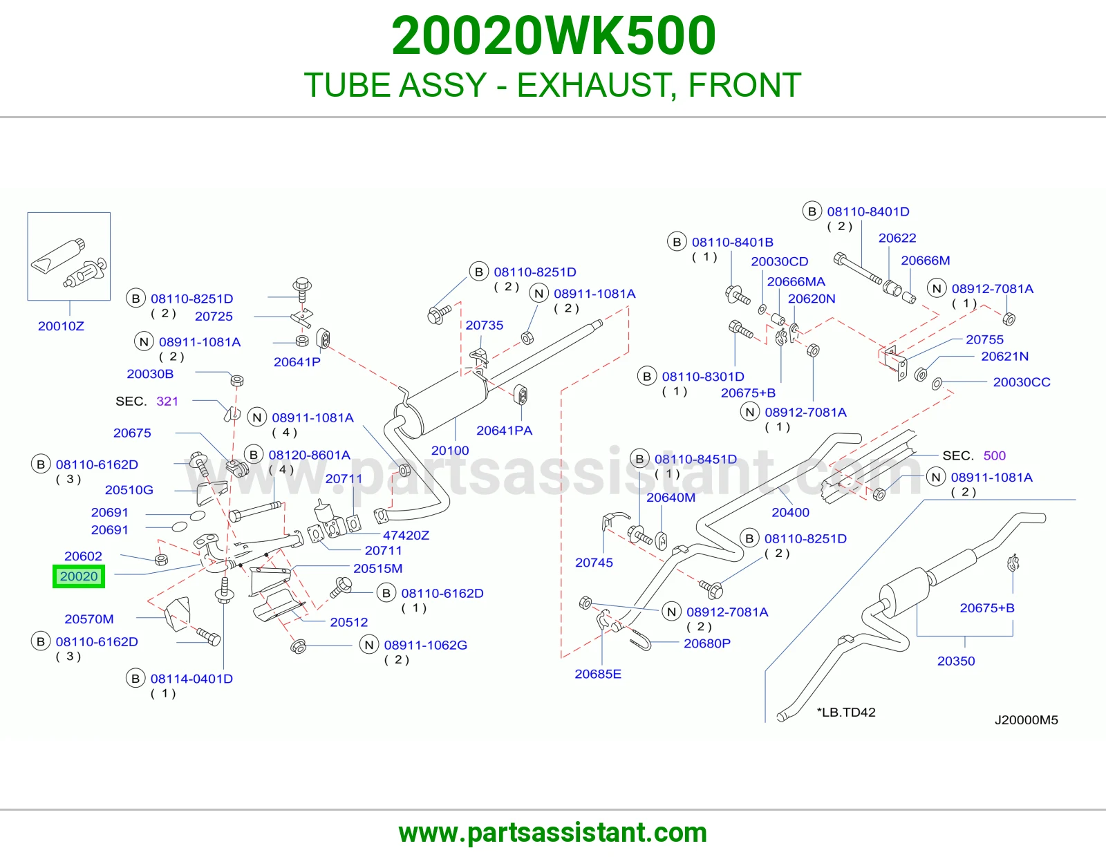 ماصوره كنداسه 20020WK500