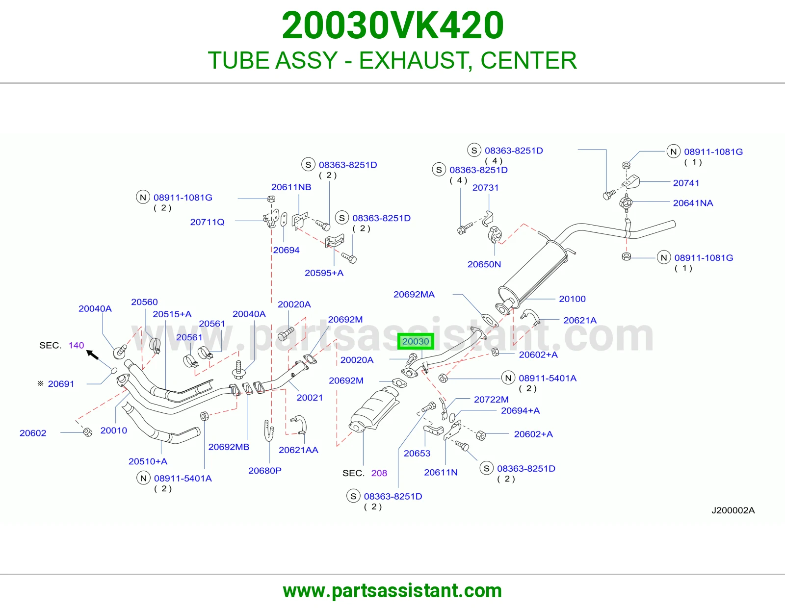 ماصوره كنداسه 20030VK420
