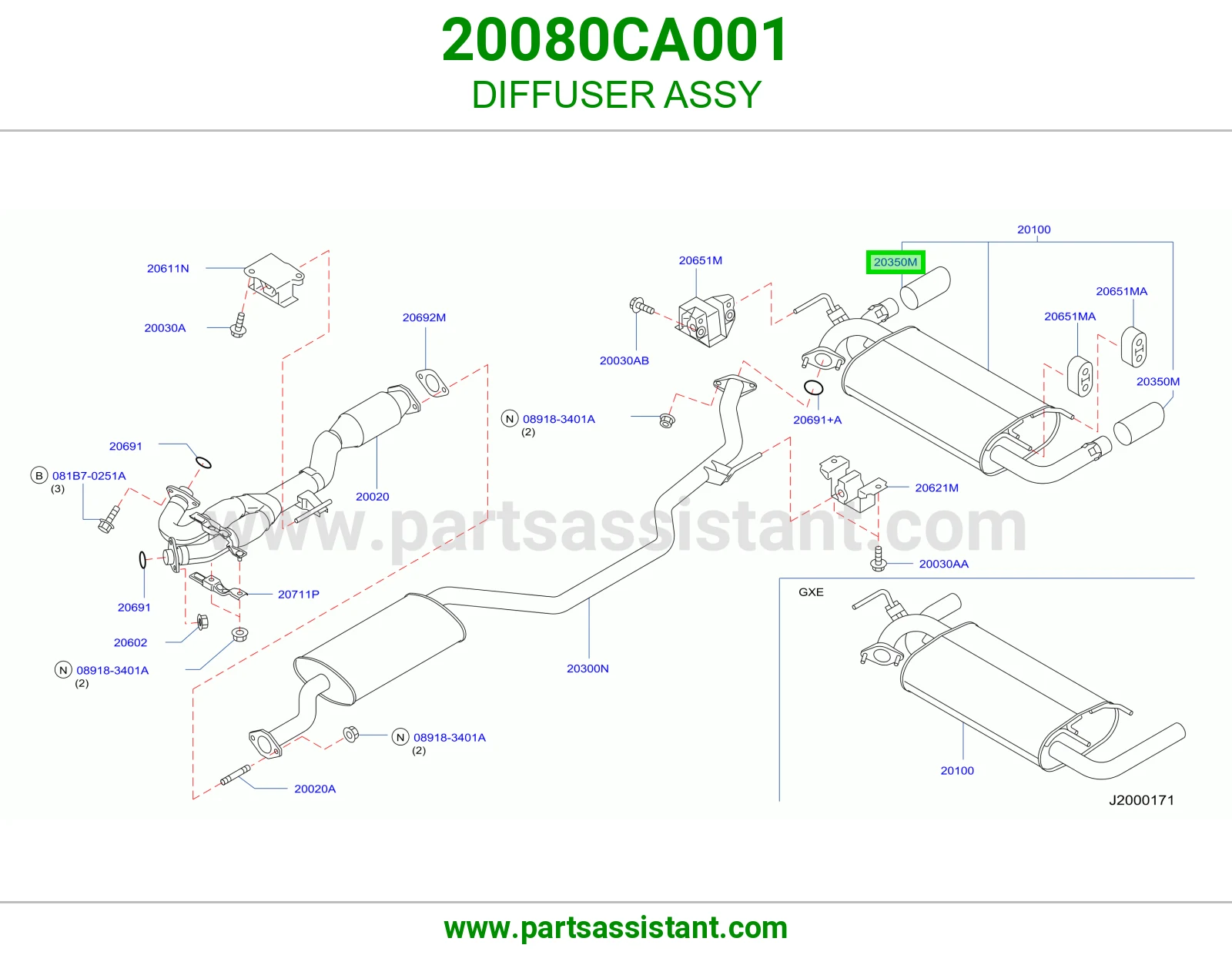 ماصورة كنداسة 20080CA001