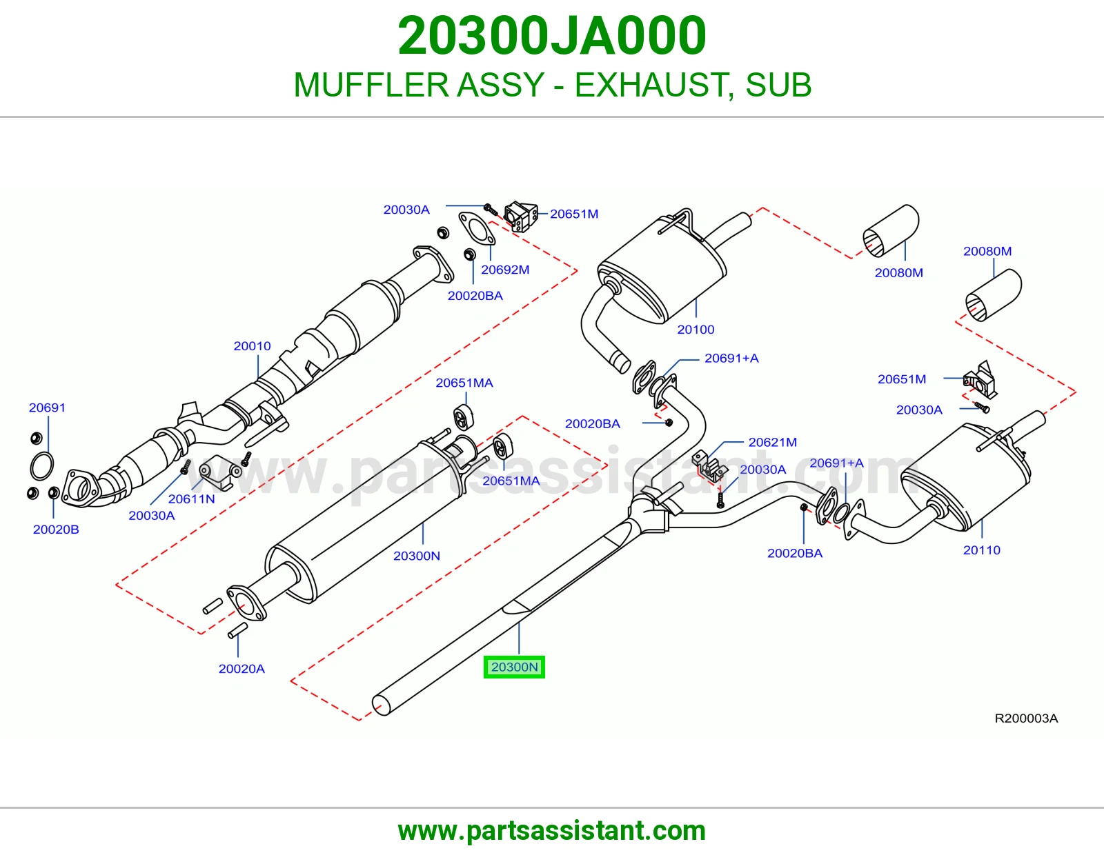 ماصوره كنداسه 20300JA000