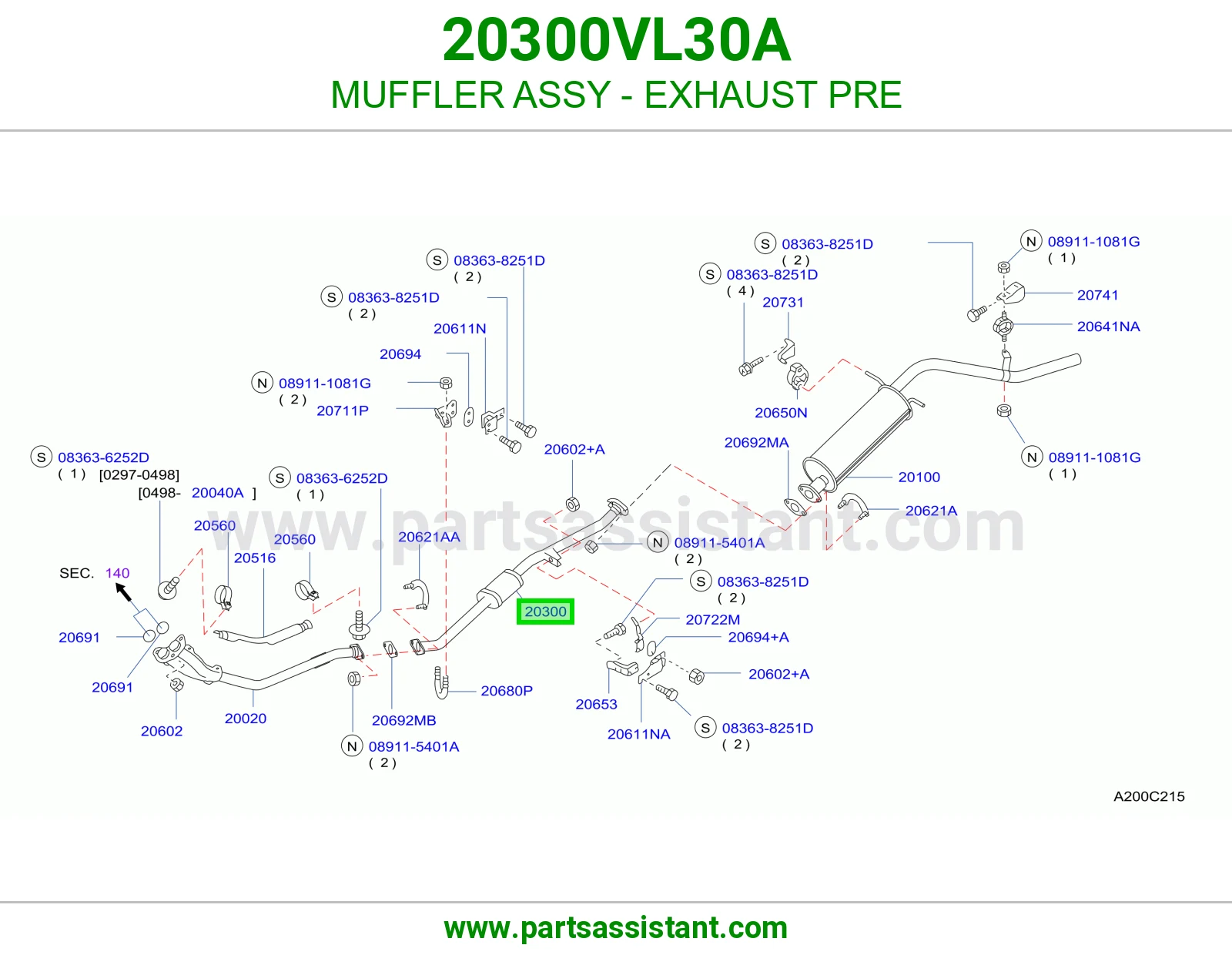 ماصوره كنداسه 20300VL30A