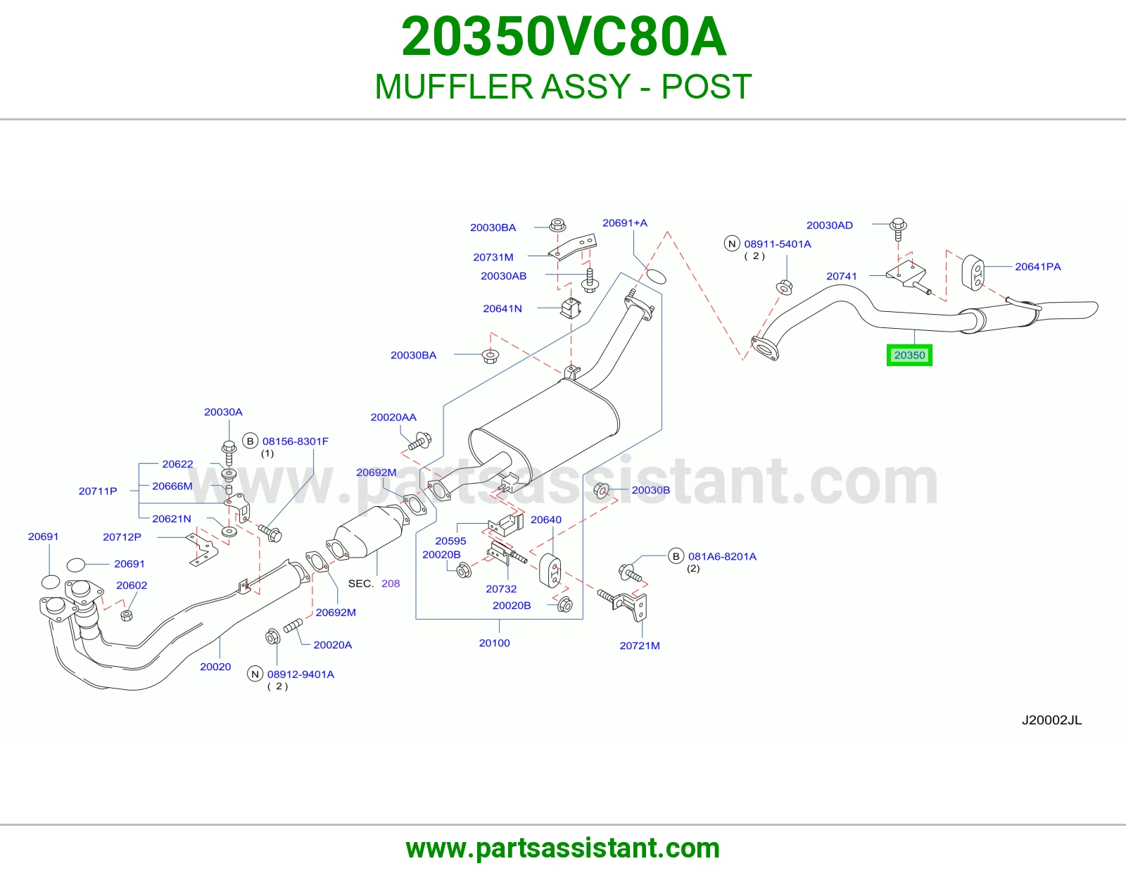 ماصوره كنداسه 20350VC80A