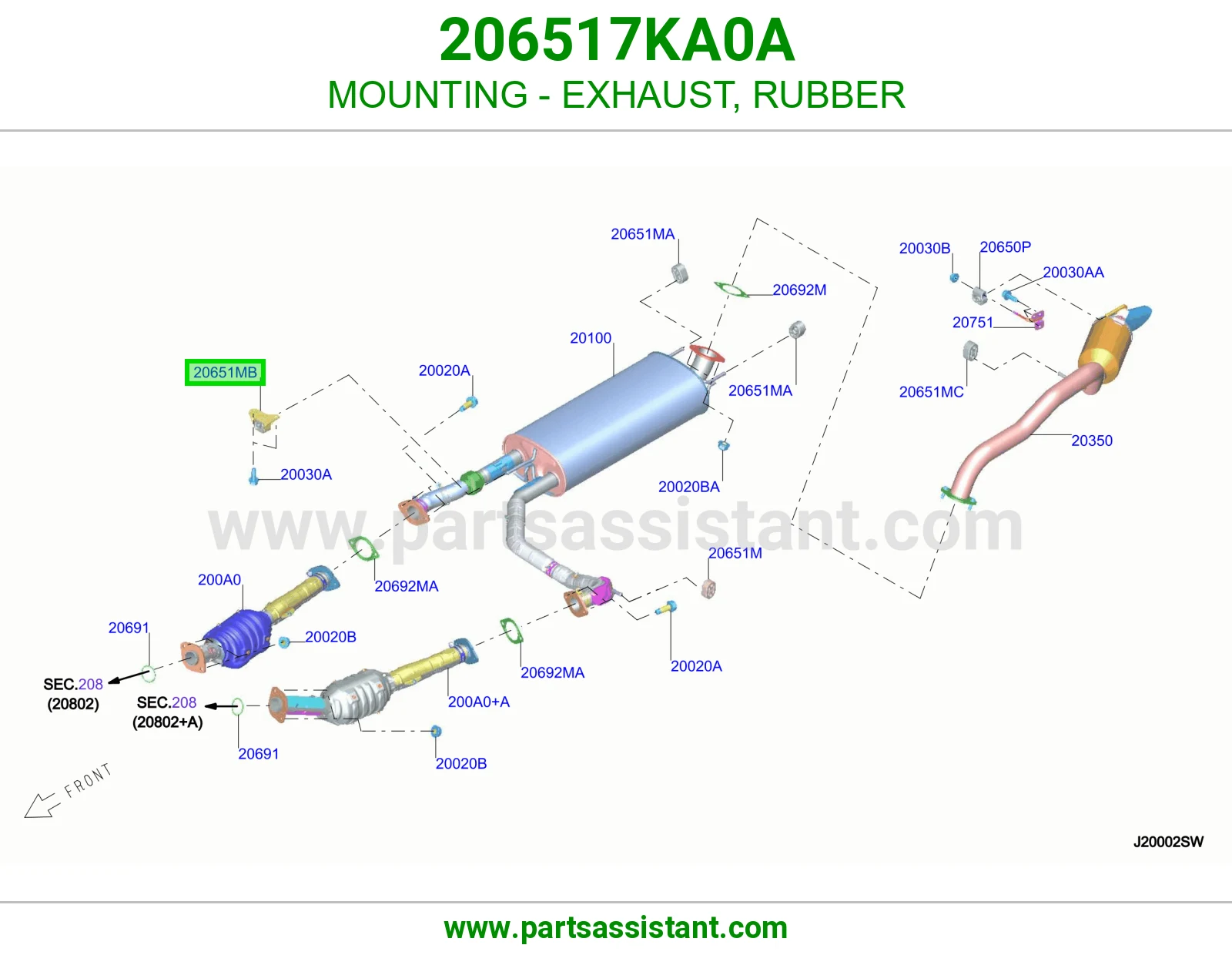 كرسي شكمان ربل 206517KA0A
