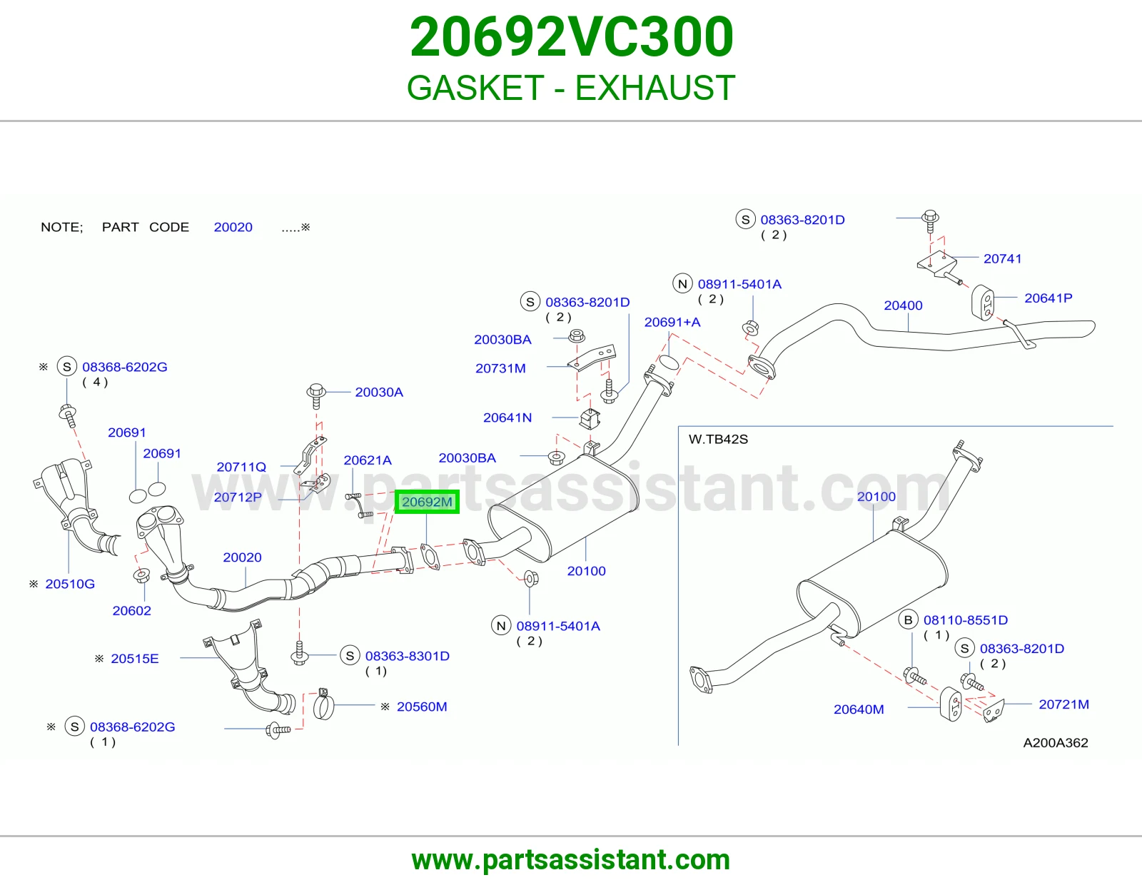وجه عادم 20692VC300