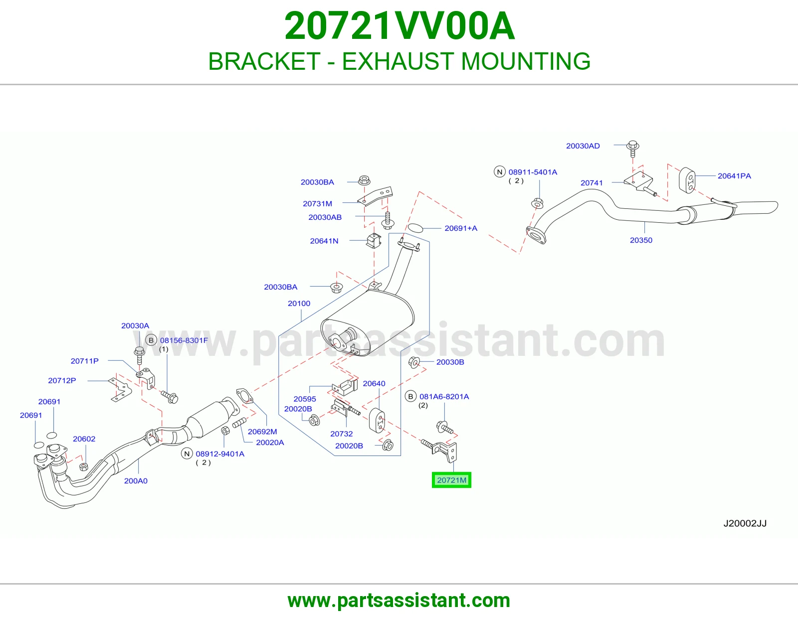 قاعدة شكمان 20721VV00A