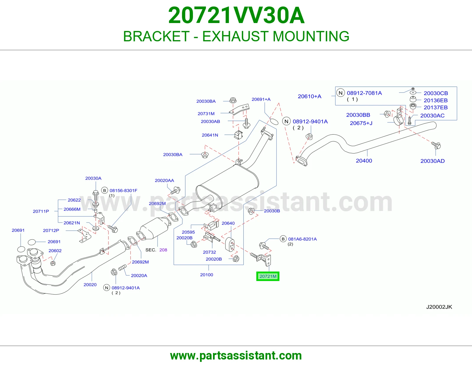 قاعدة شكمان 20721VV30A
