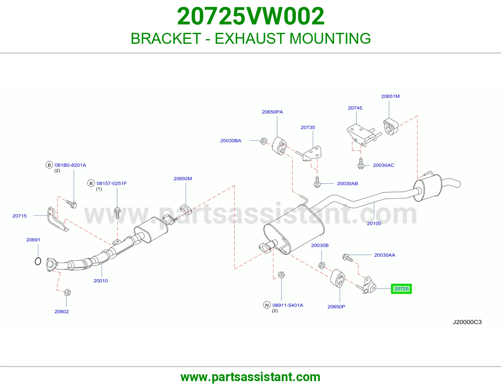 قاعدة شكمان 20725VW002