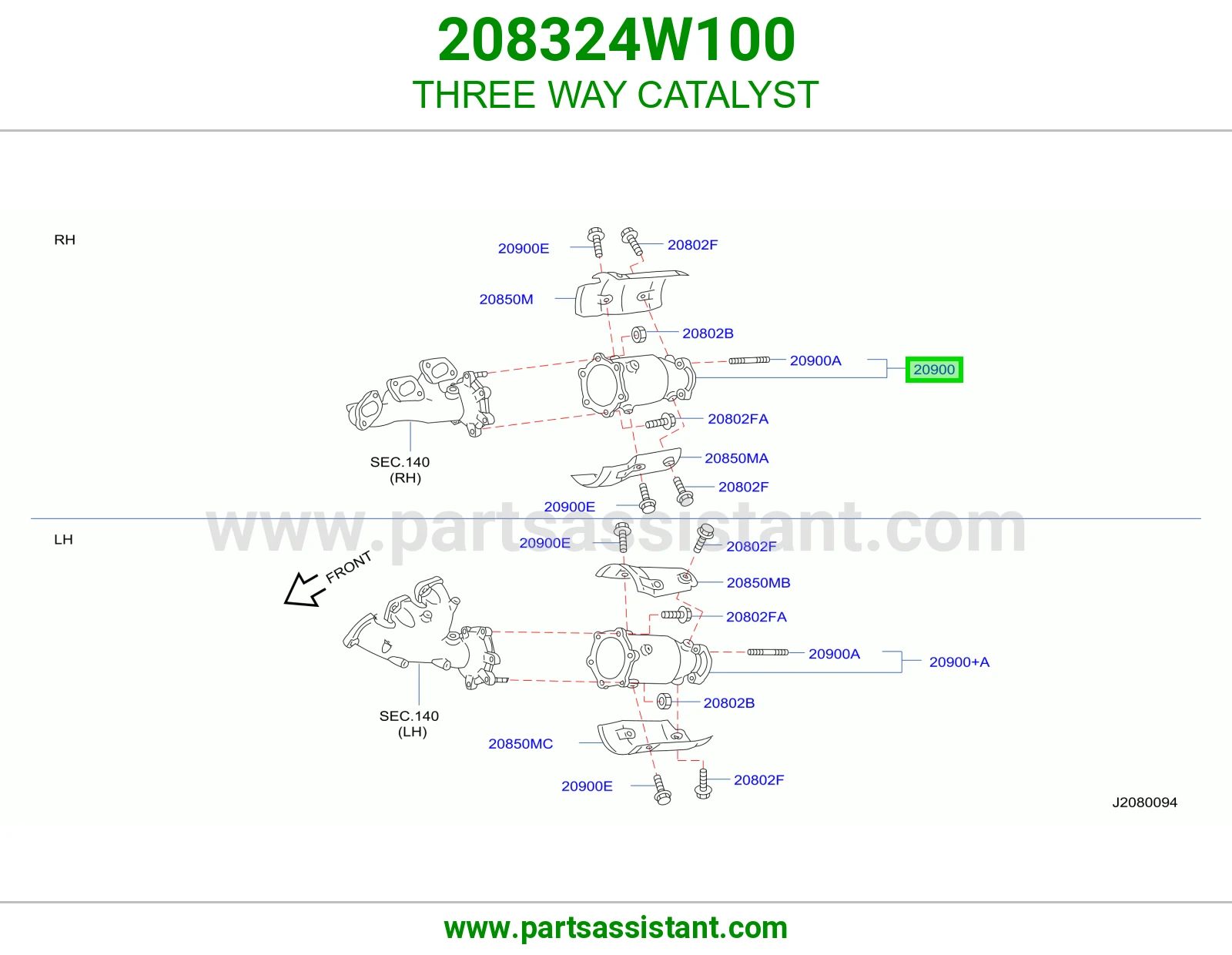 دبه فلتر شكمان 208324W100