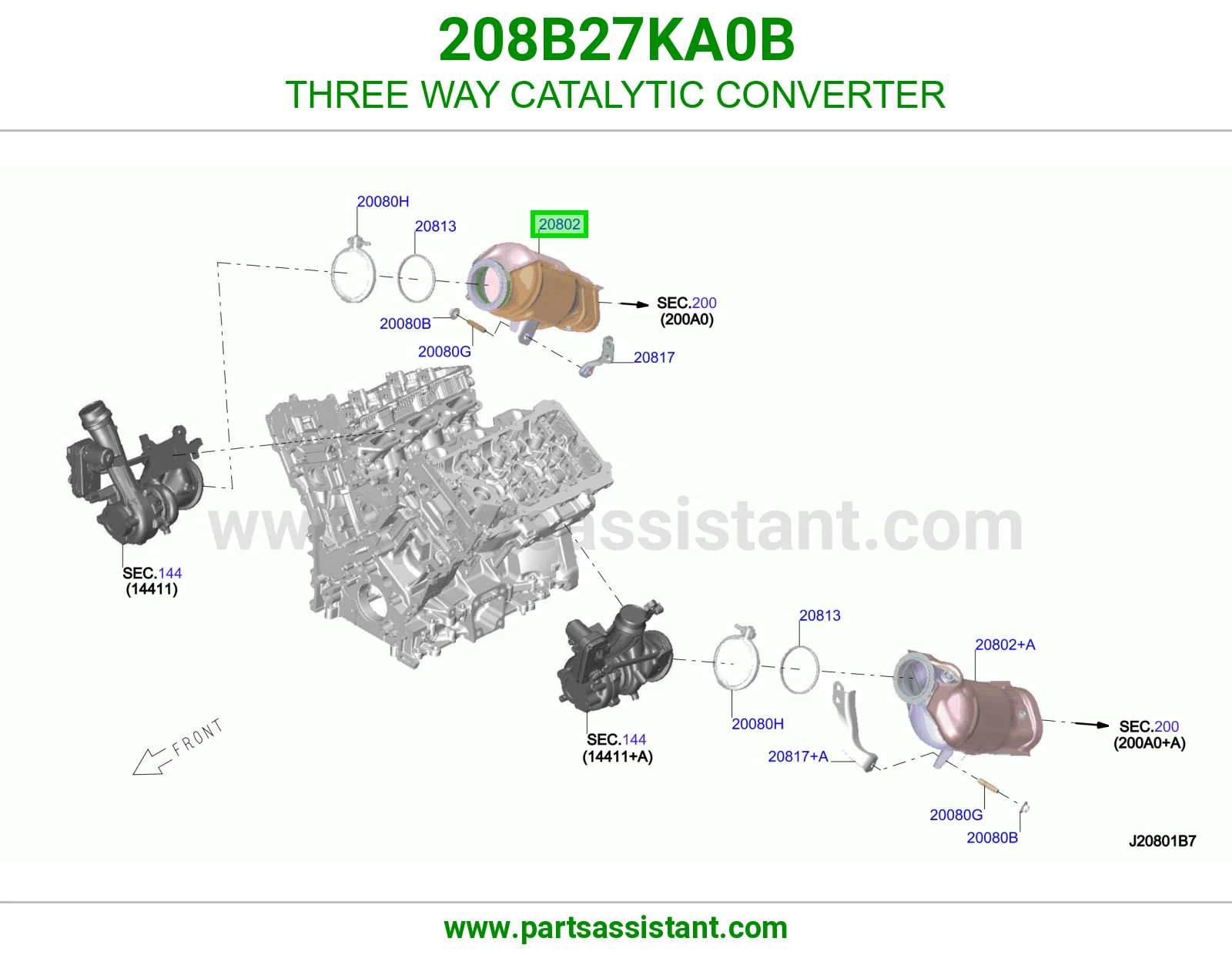 دبه فلتر شكمان 208B27KA0B