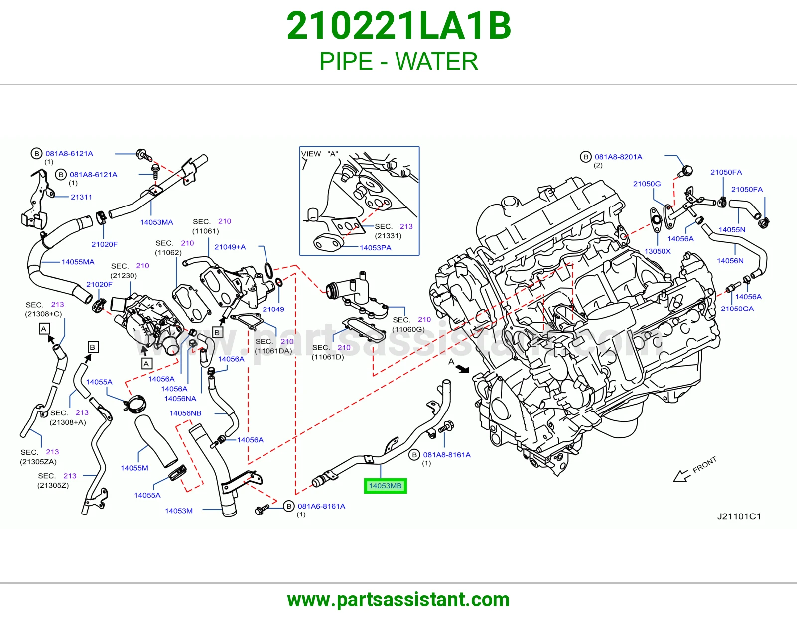 ماصوره ماء ثلاجه 210221LA1B