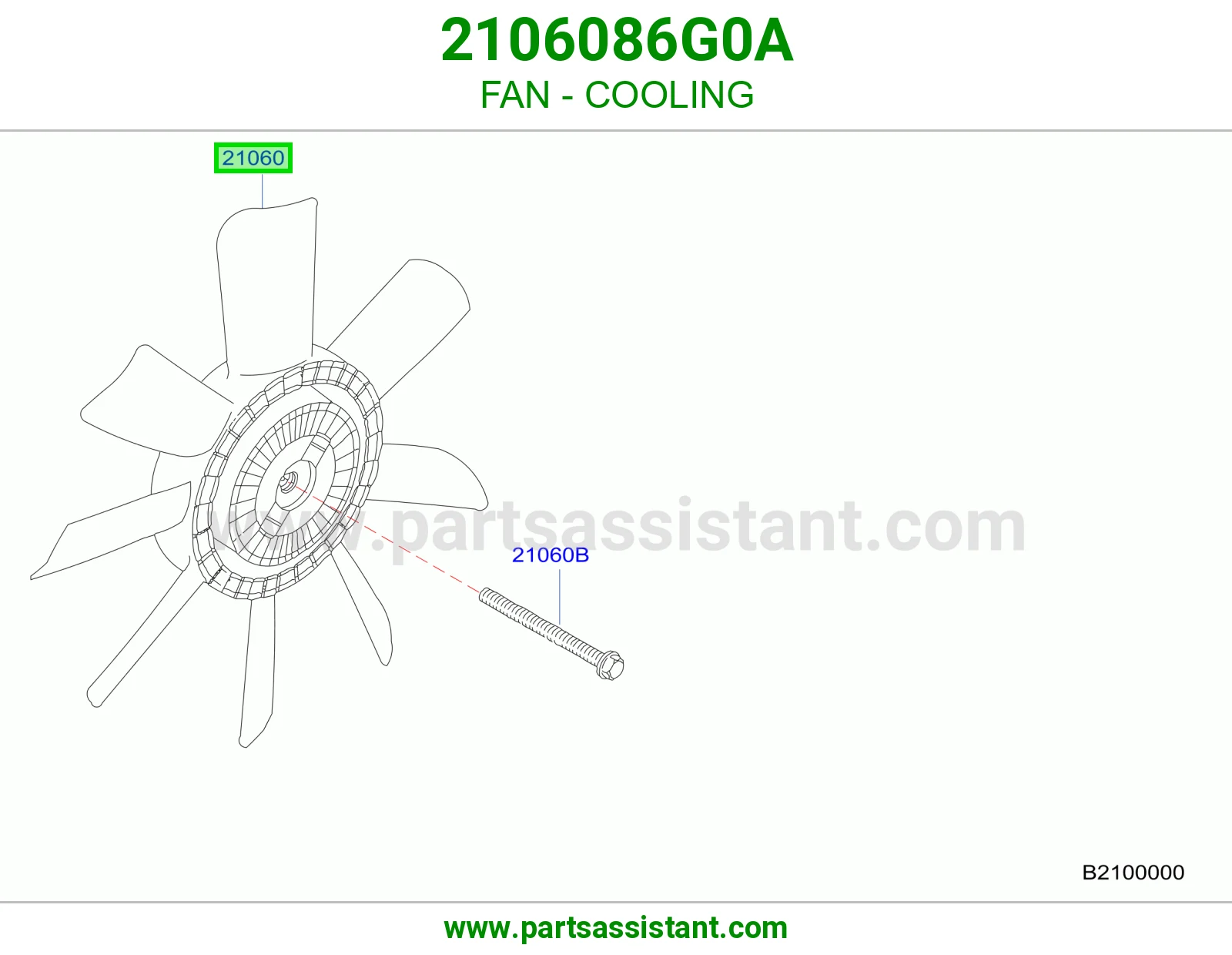 مروحه تماتيك مكينه 2106086G0A
