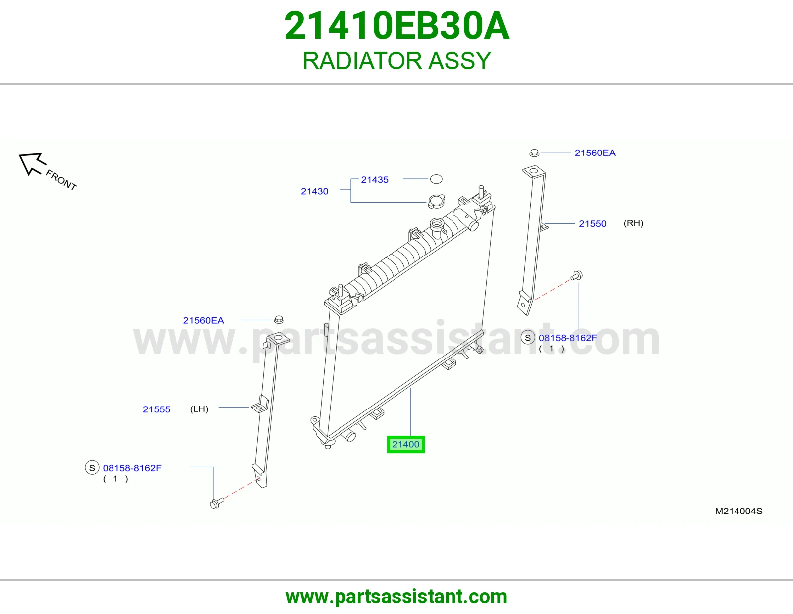 رديتر ماء مكينه 21410EB30A