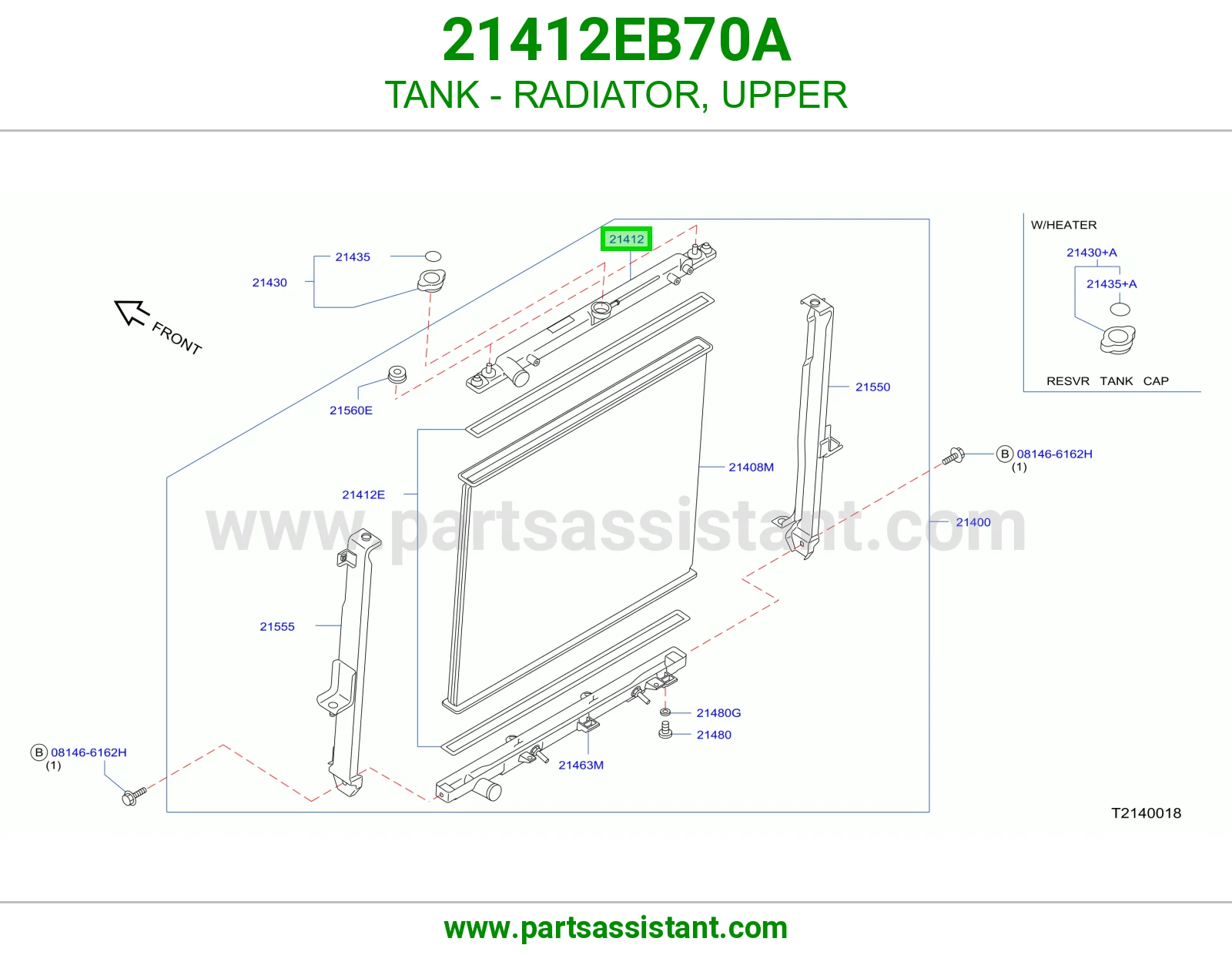 طبله رديتر ماء فوق 21412EB70A
