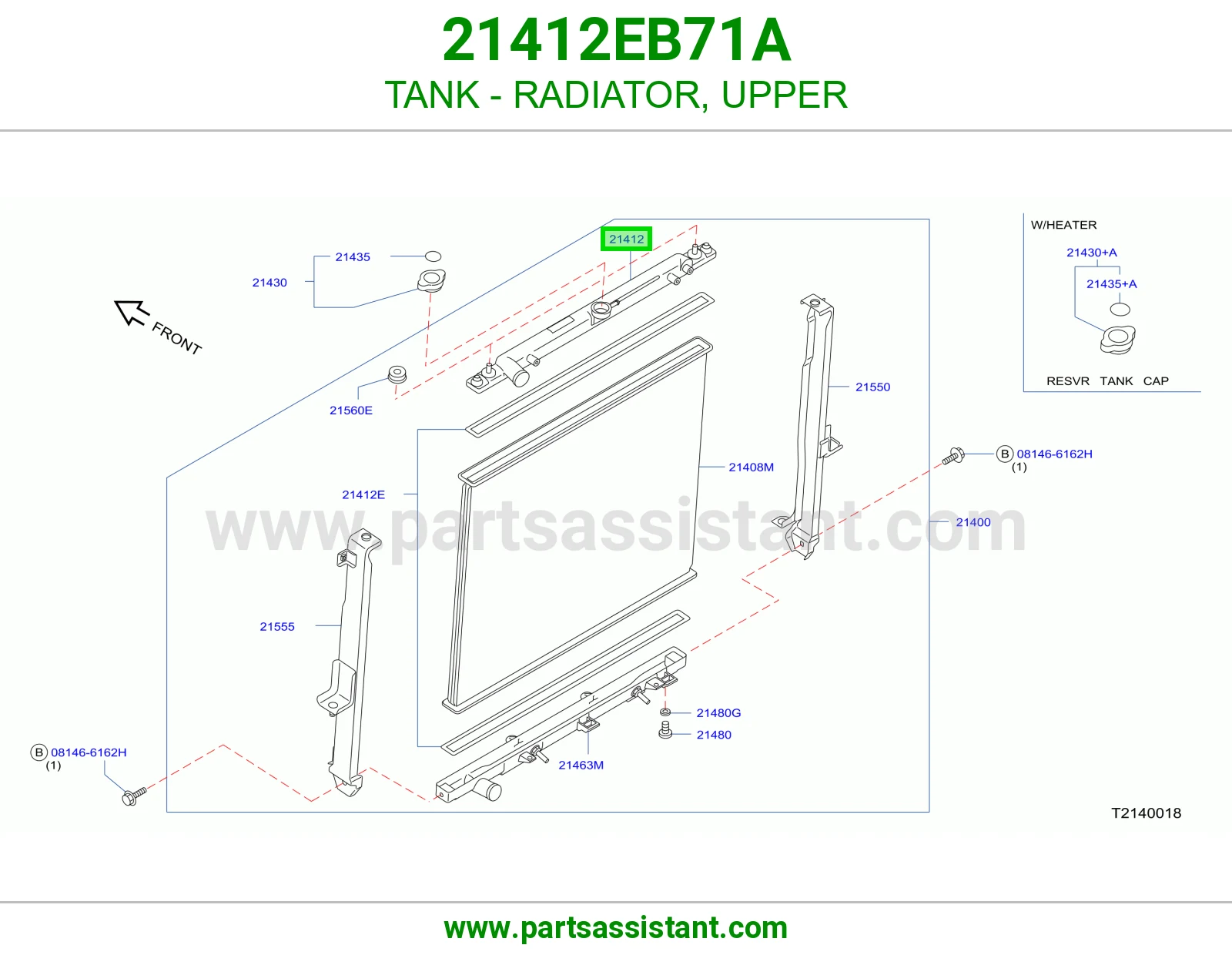 طبله رديتر ماء فوق 21412EB71A