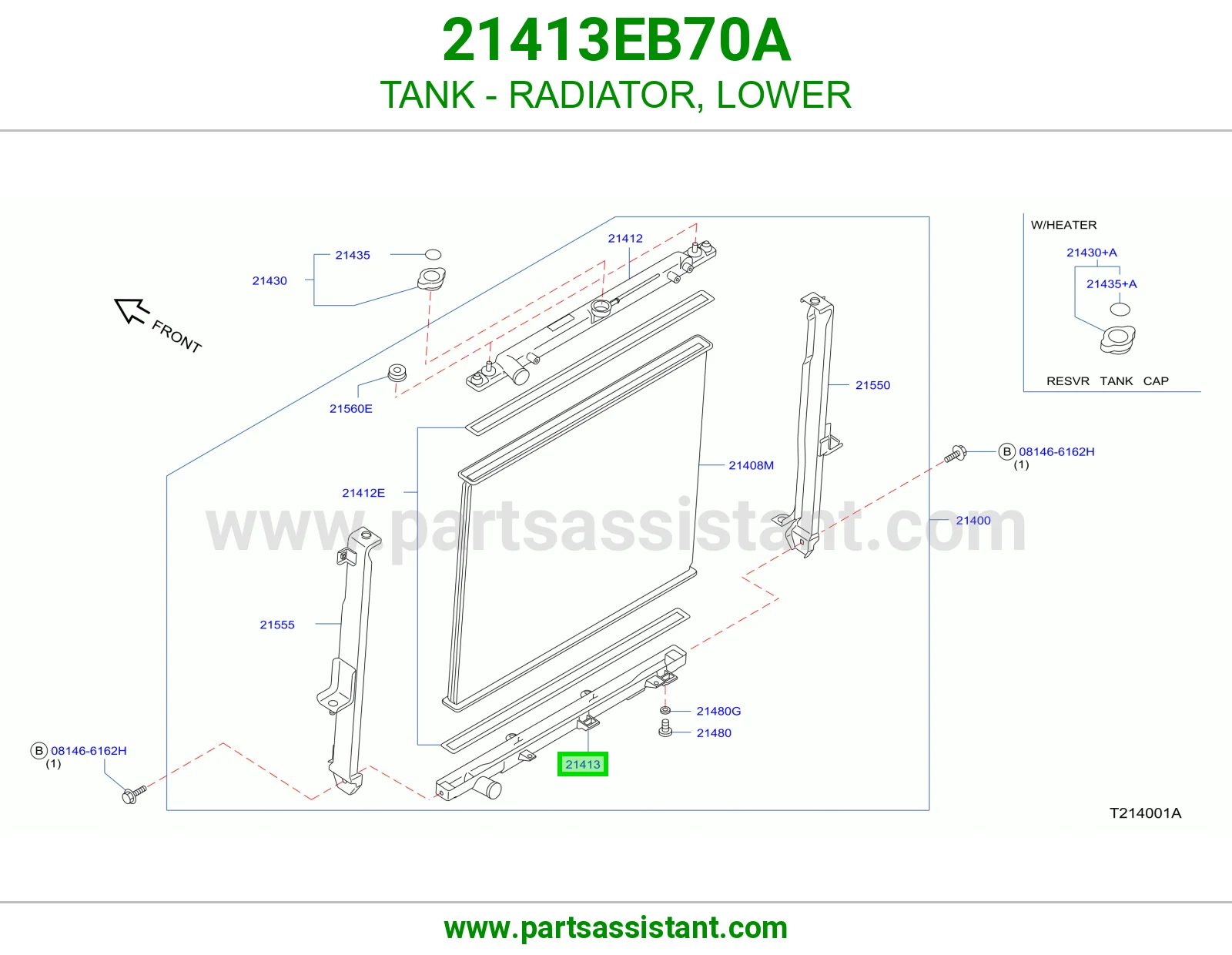طبله رديتر ماء تحت 21413EB70A