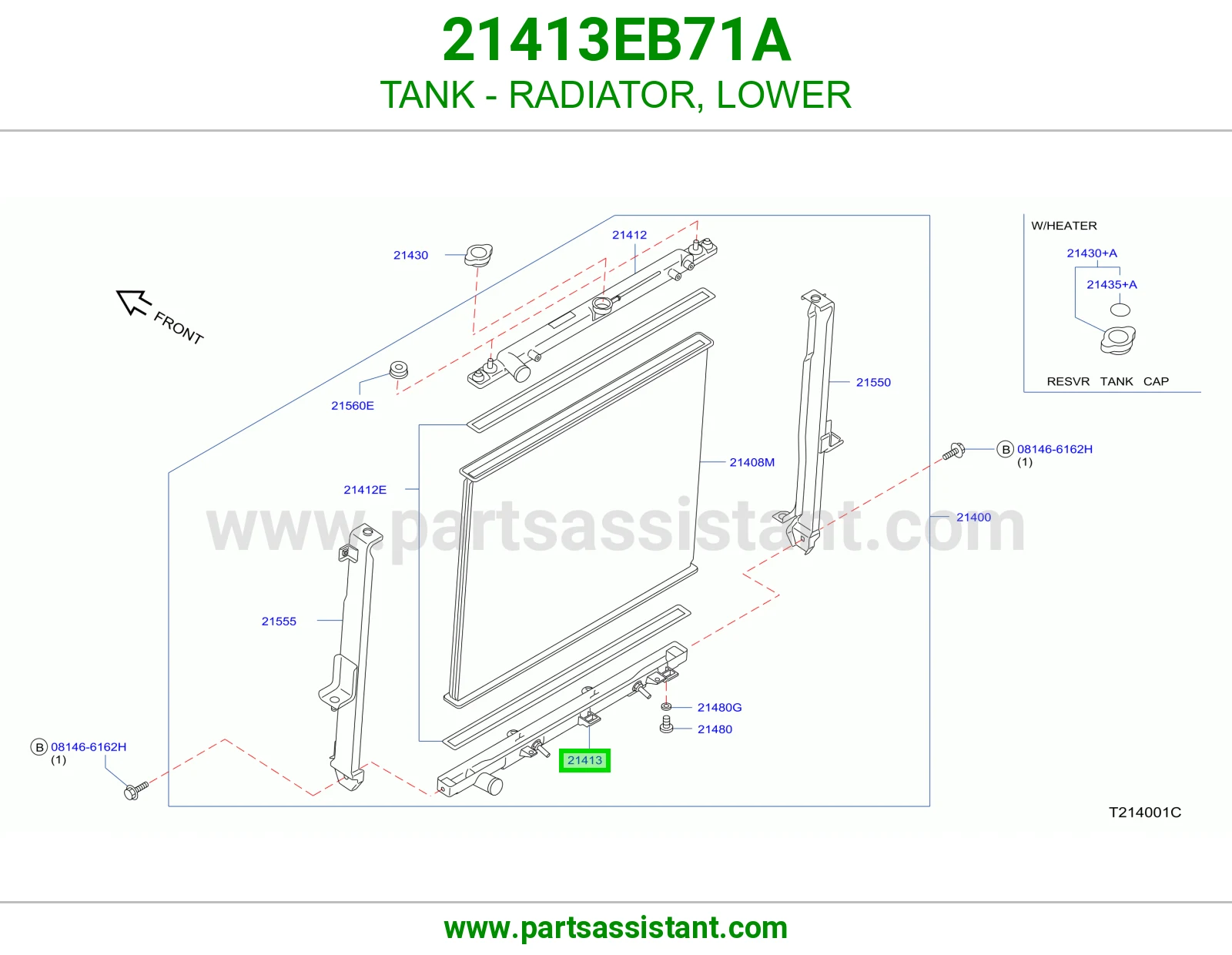 طبله رديتر ماء تحت 21413EB71A