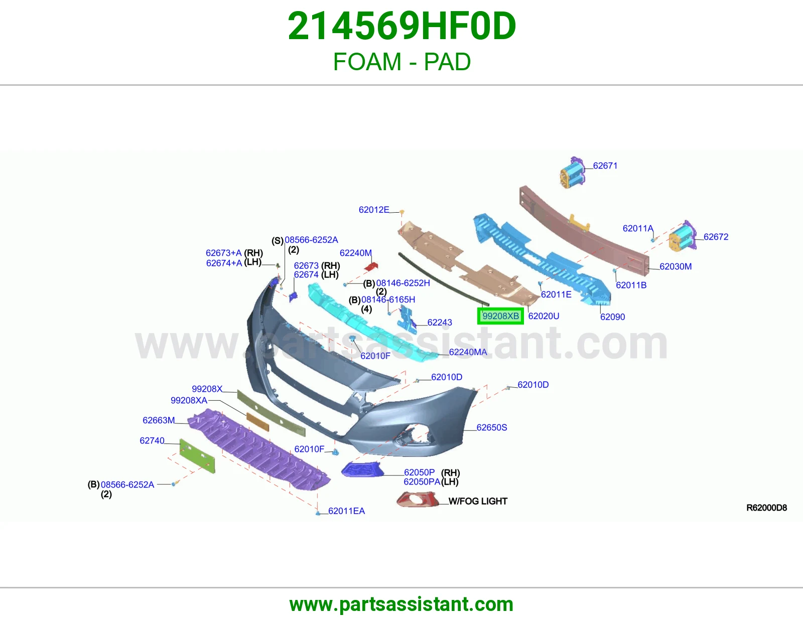 إسفنج حشوة 214569HF0D