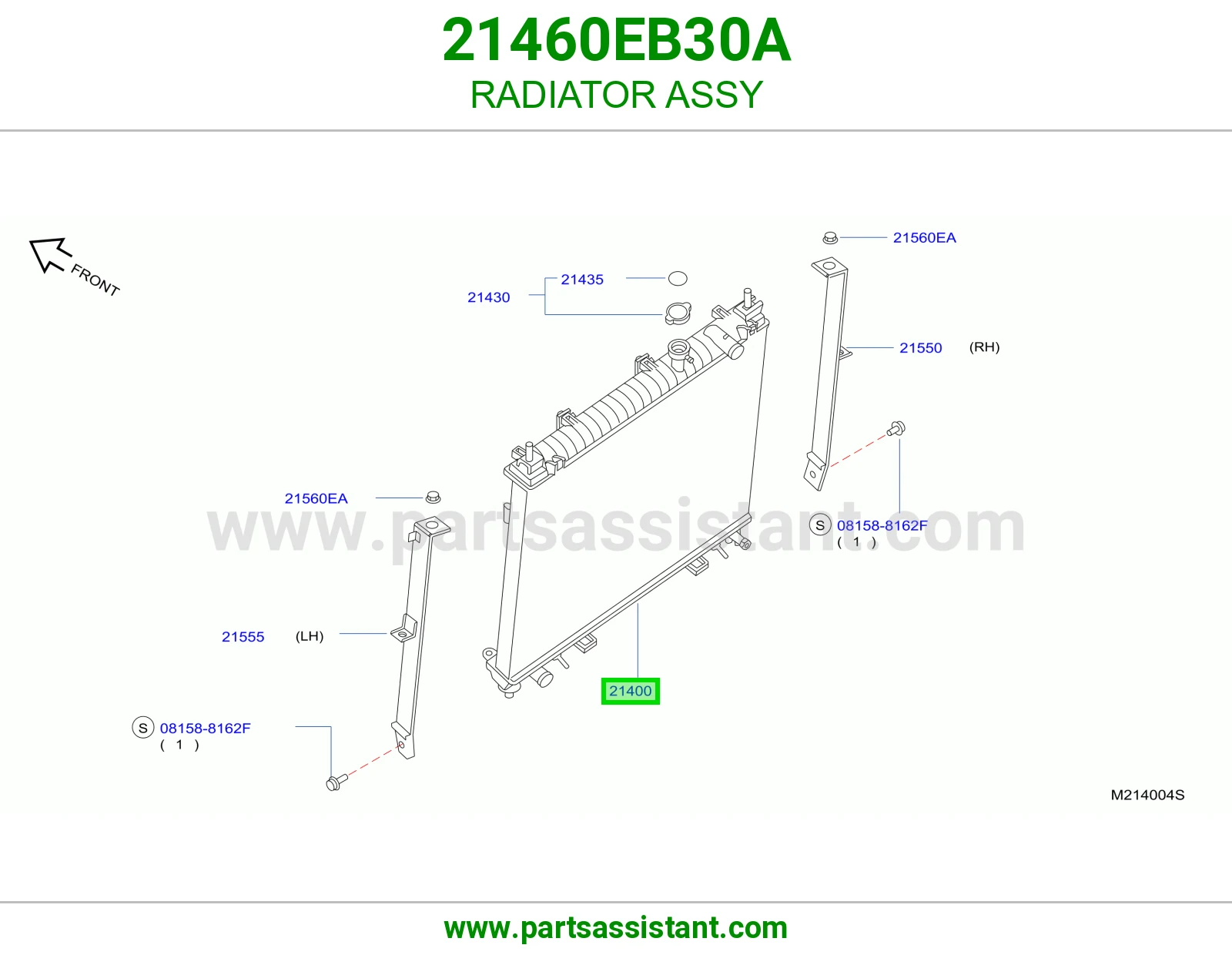 رديتر ماء مكينه 21460EB30A