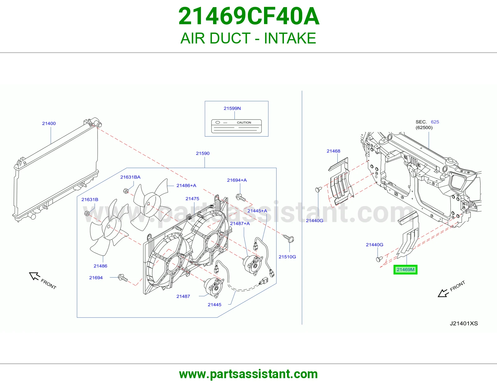 وصلة هواء سحب هواء 21469CF40A