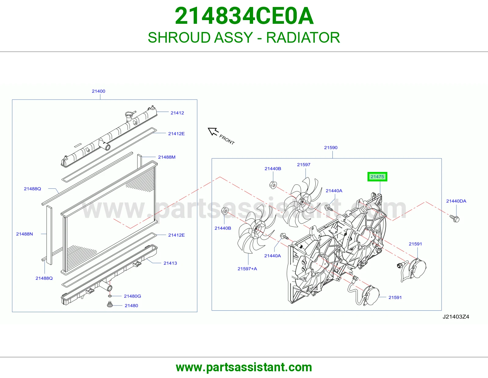 قاعده مروحه مكيف 214834CE0A