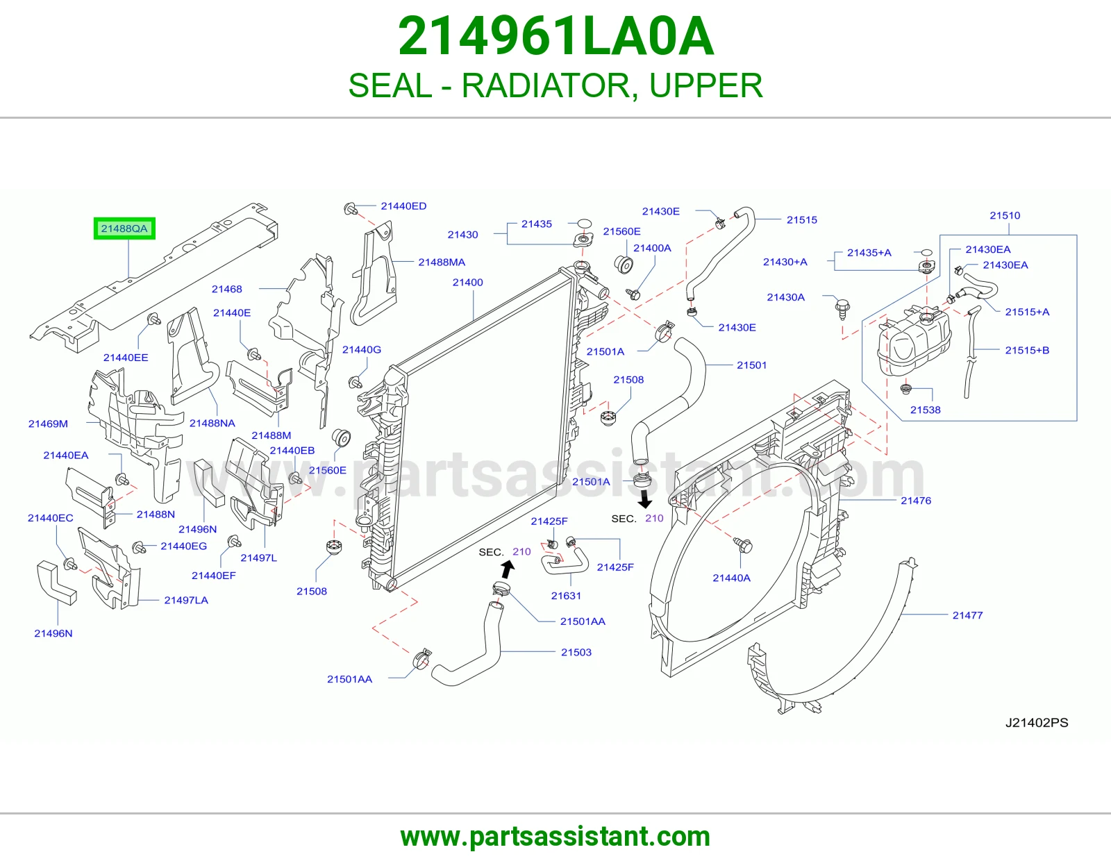 اسفنج رديتر فوق 214961LA0A