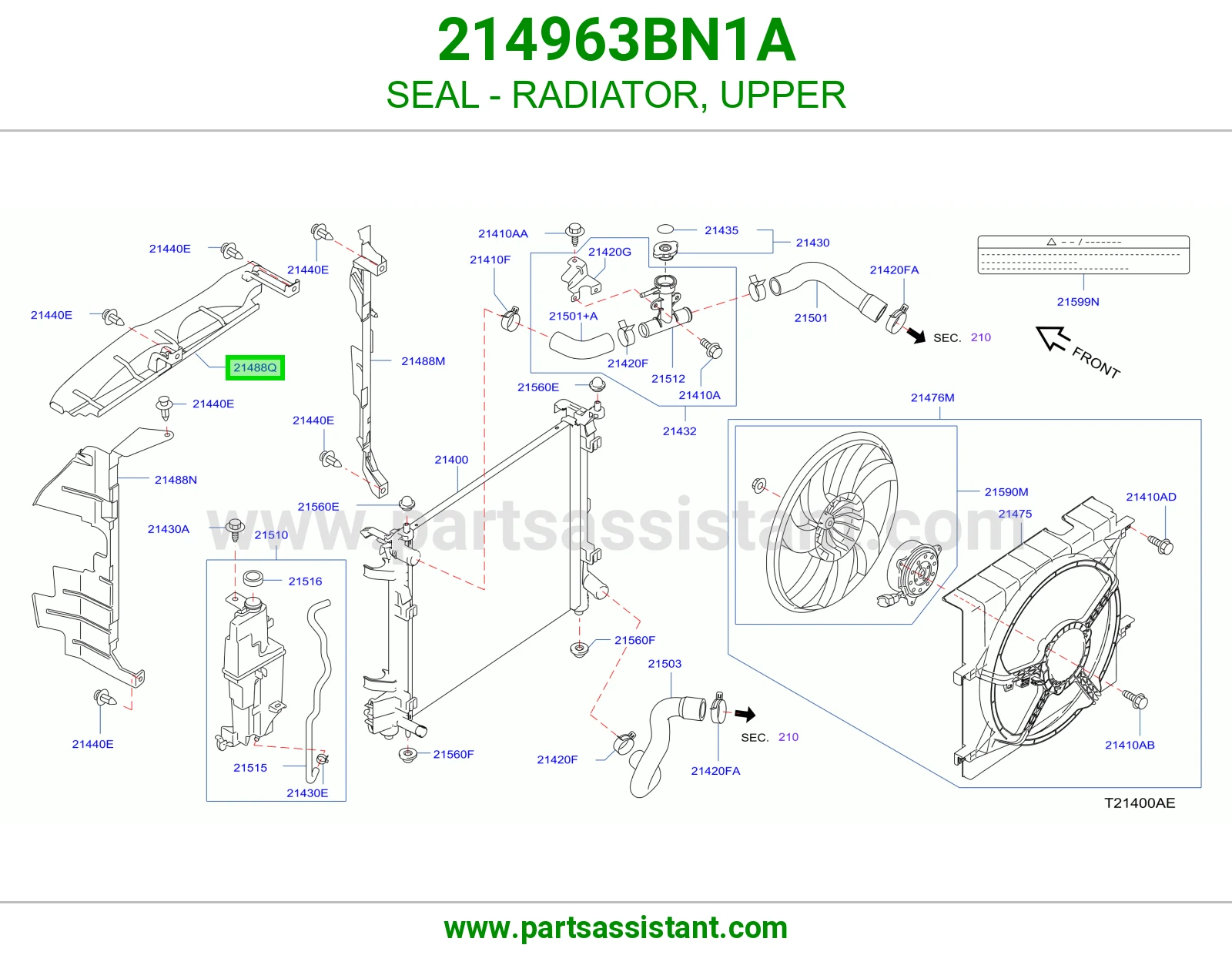 اسفنج رديتر فوق 214963BN1A