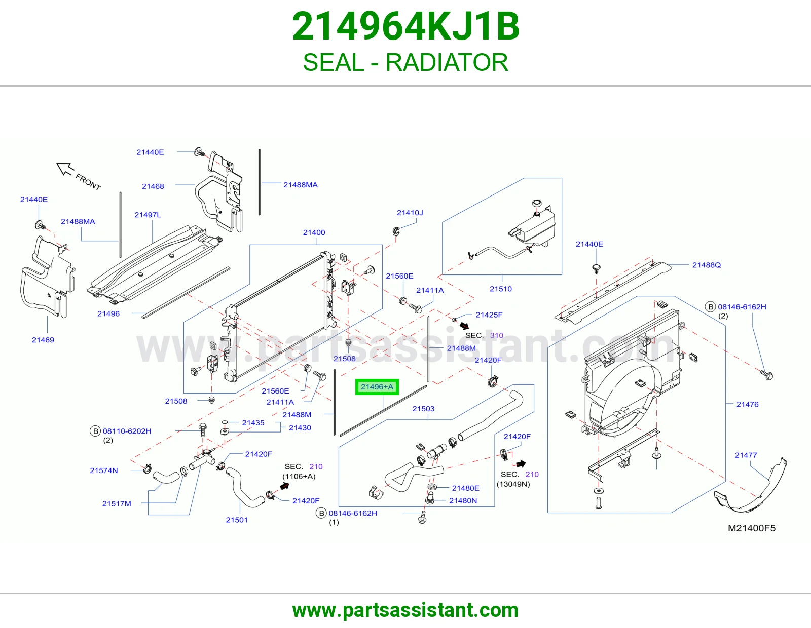 جلدة رديتر 214964KJ1B