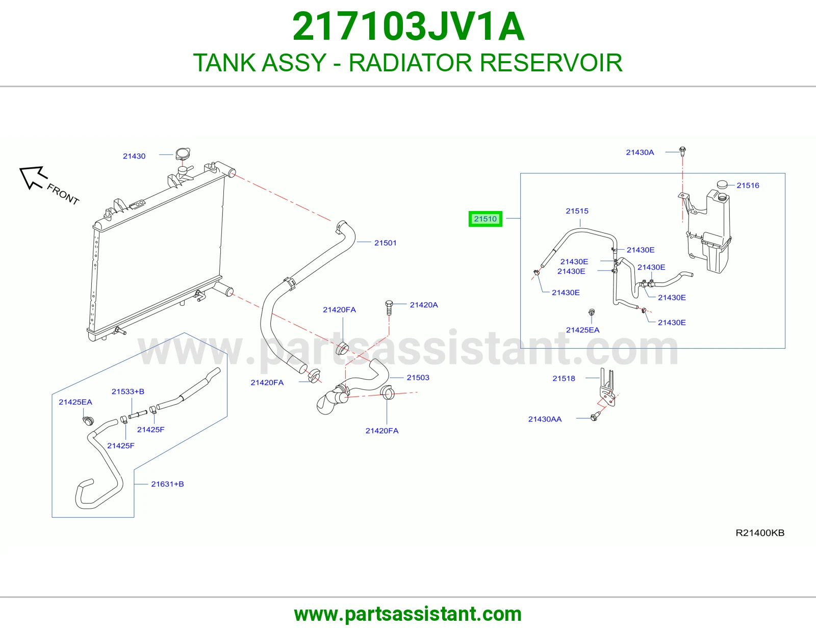 قربه رديتر ماء 217103JV1A