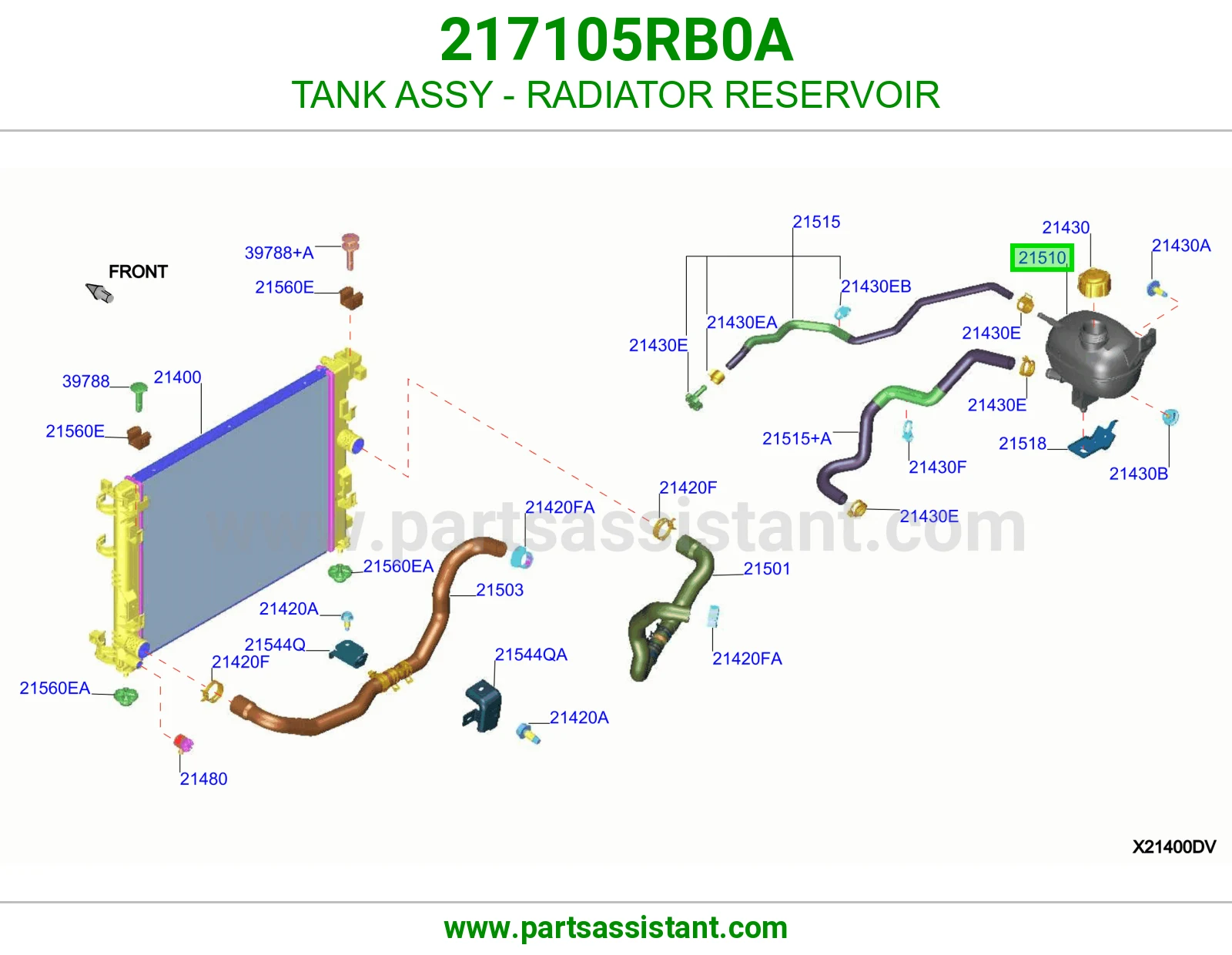 قربه رديتر ماء 217105RB0A