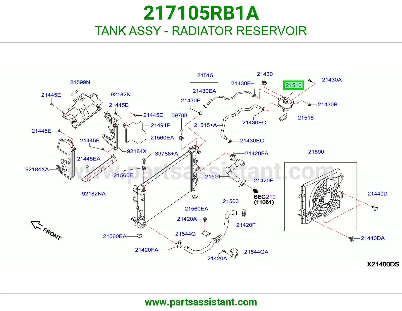 قربه رديتر ماء 217105RB1A