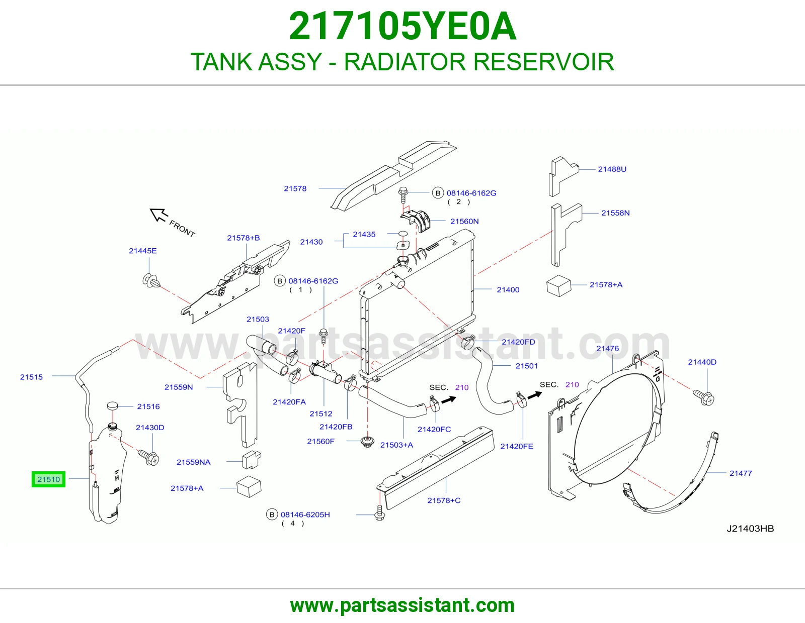 قربه رديتر ماء 217105YE0A