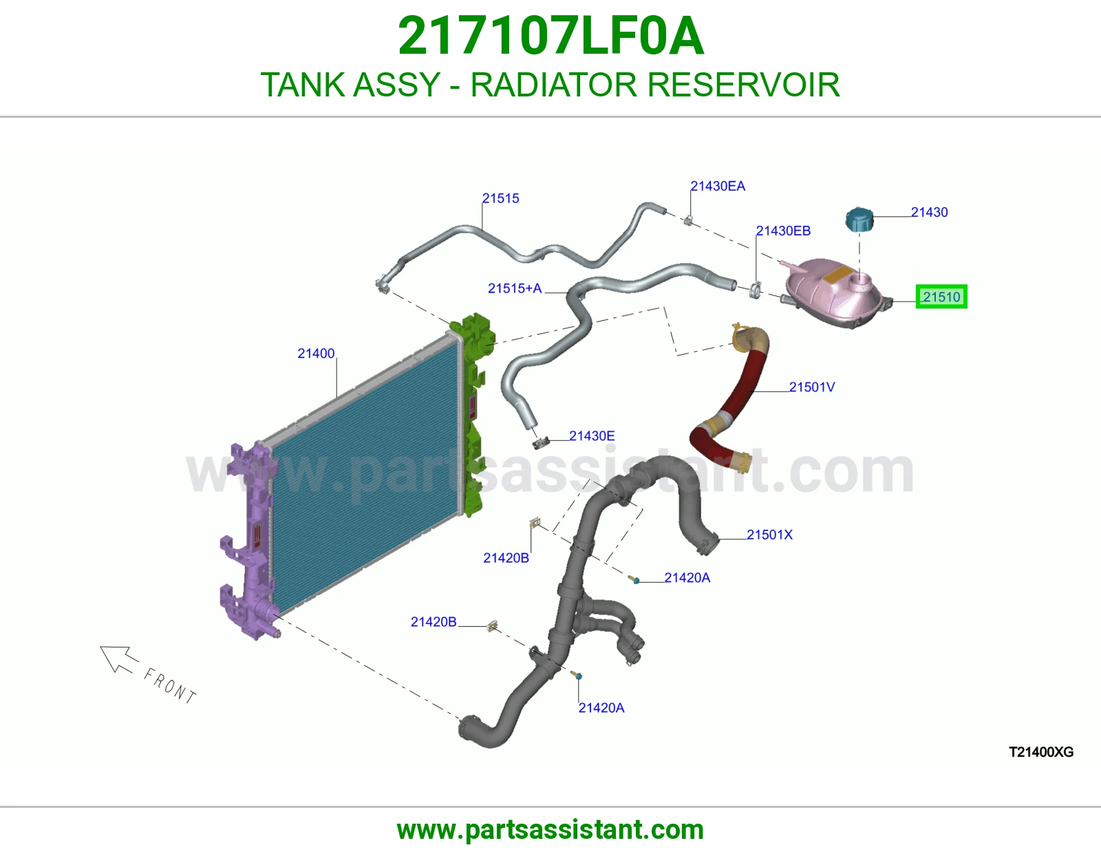 قربه رديتر ماء 217107LF0A