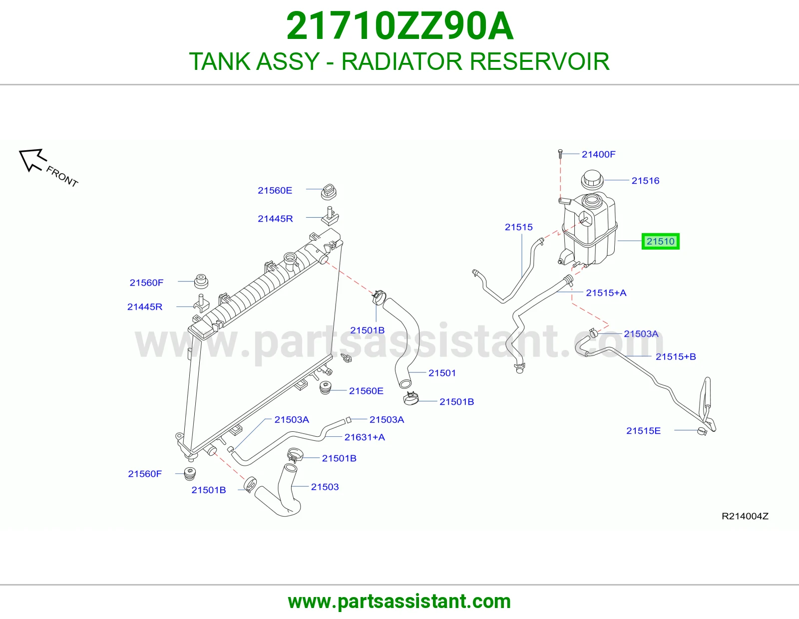 قربه رديتر ماء 21710ZZ90A