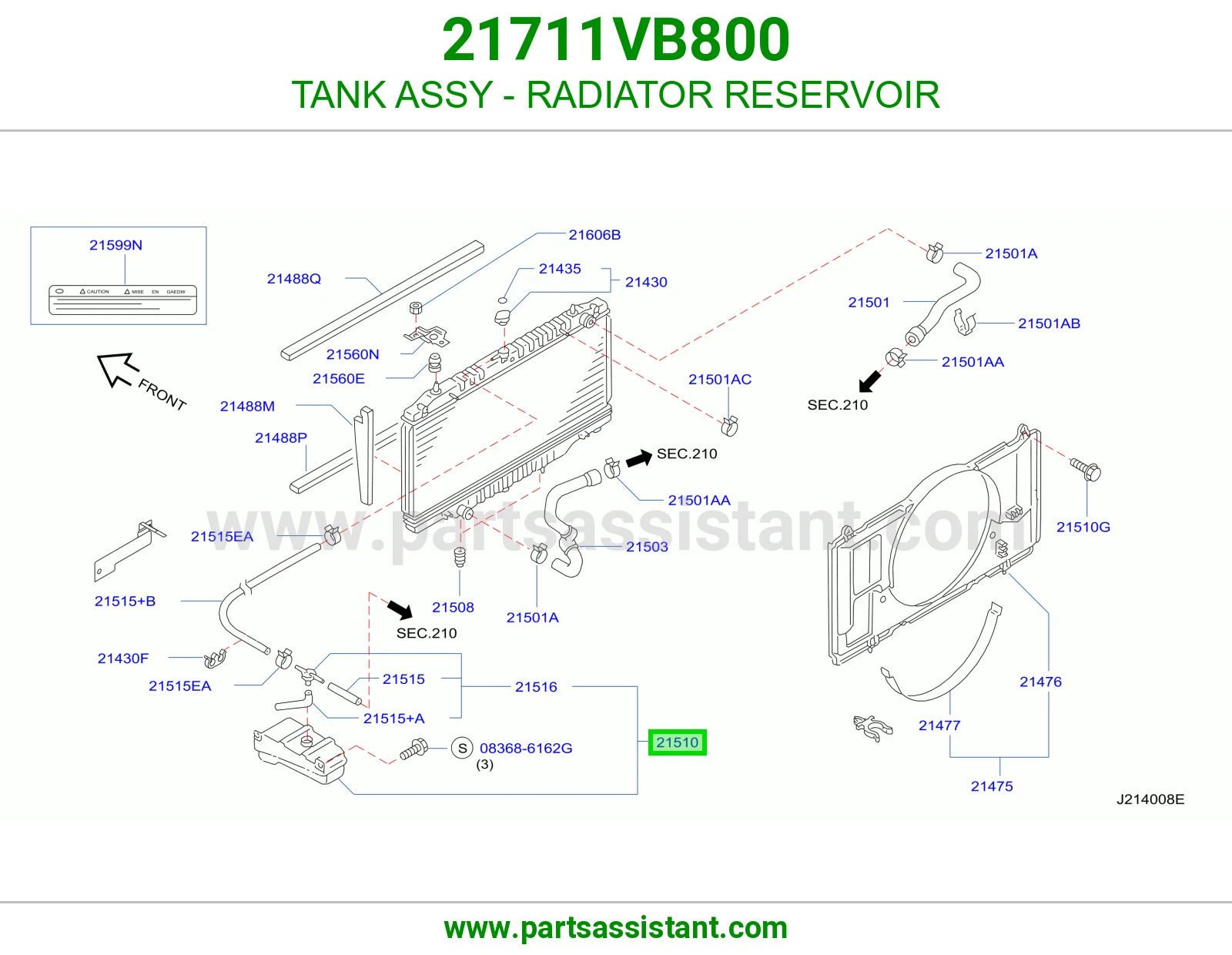 قربه رديتر ماء 21711VB800